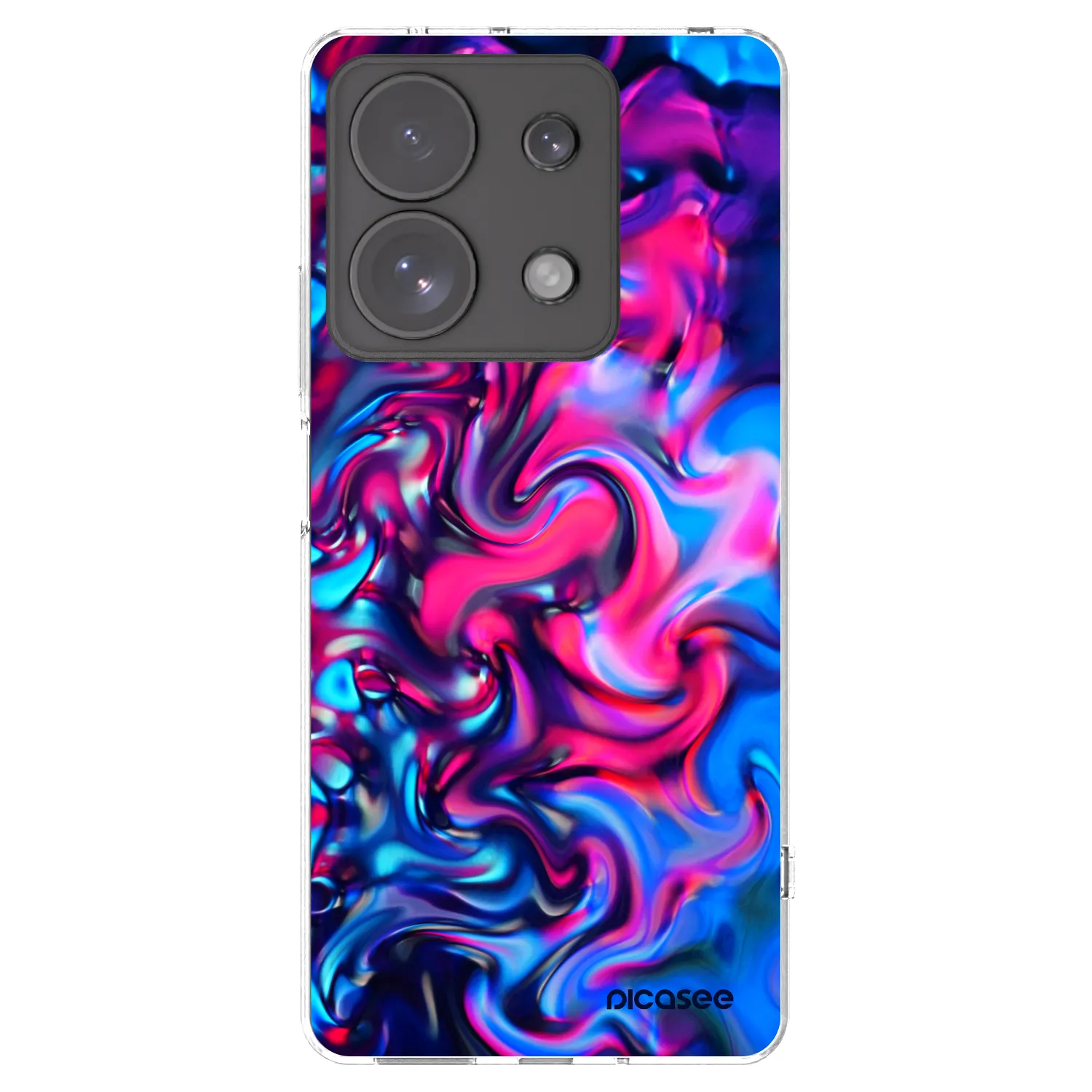 Picasee silikonový průhledný obal pro Xiaomi Redmi Note 13 Pro 4G - Redlight