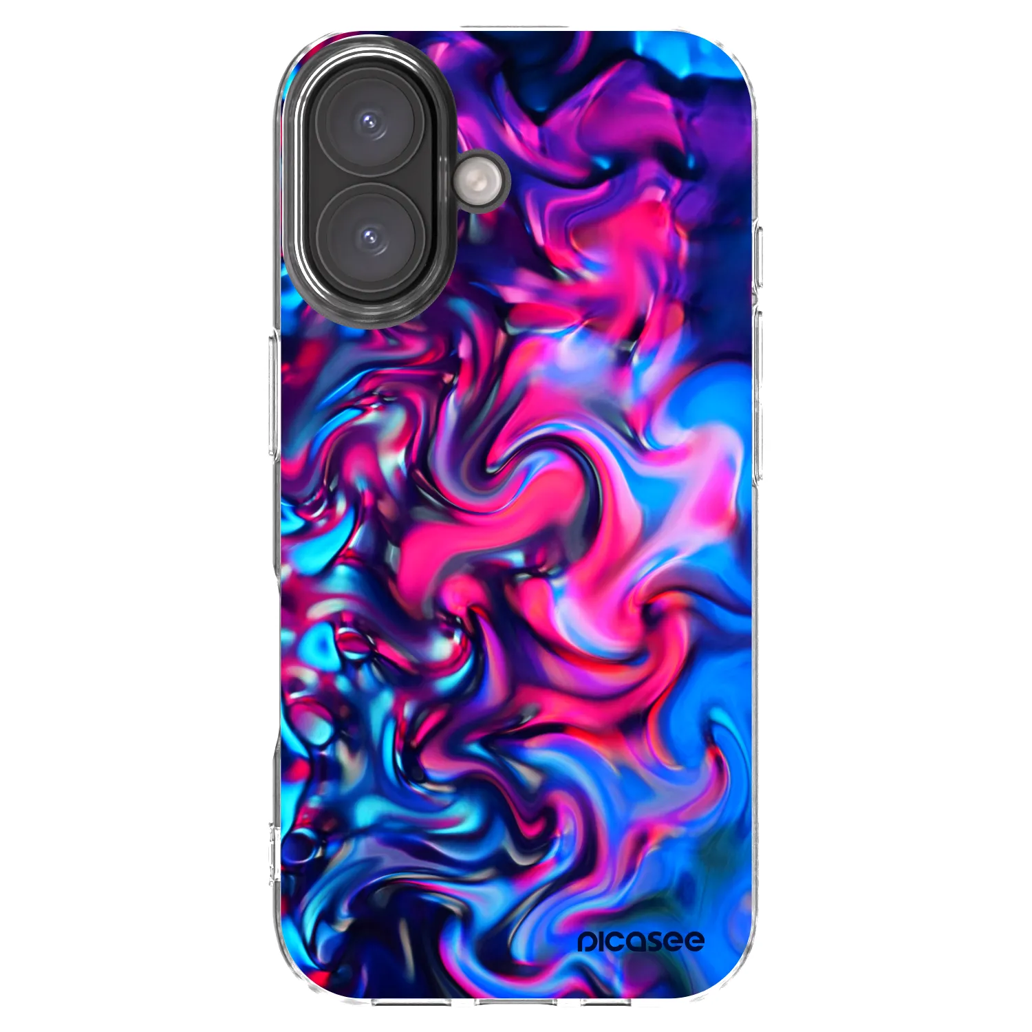 Picasee silikonový průhledný obal pro Apple iPhone 16 - Redlight