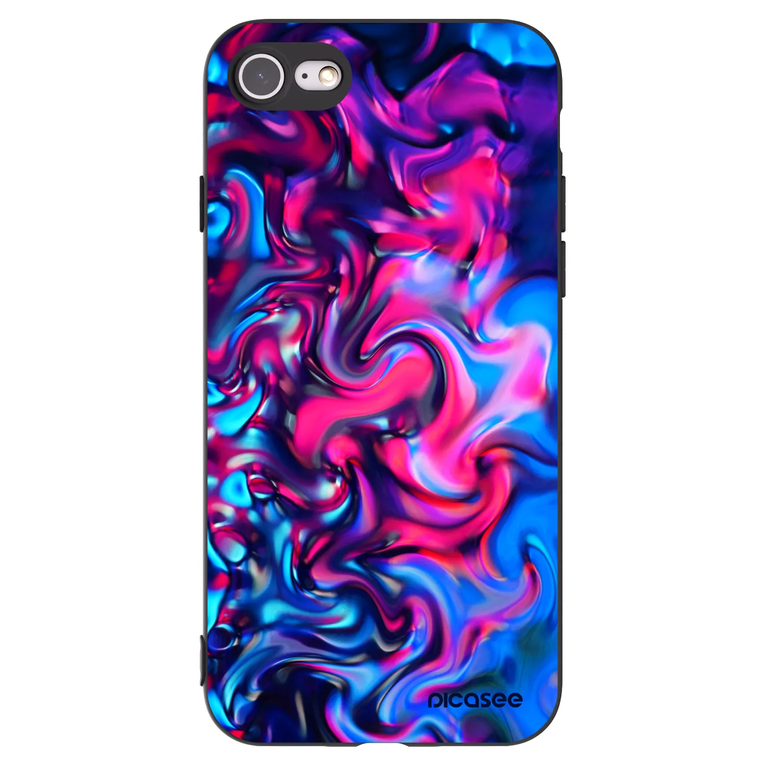 Picasee silikonový černý obal pro Apple iPhone 8 - Redlight