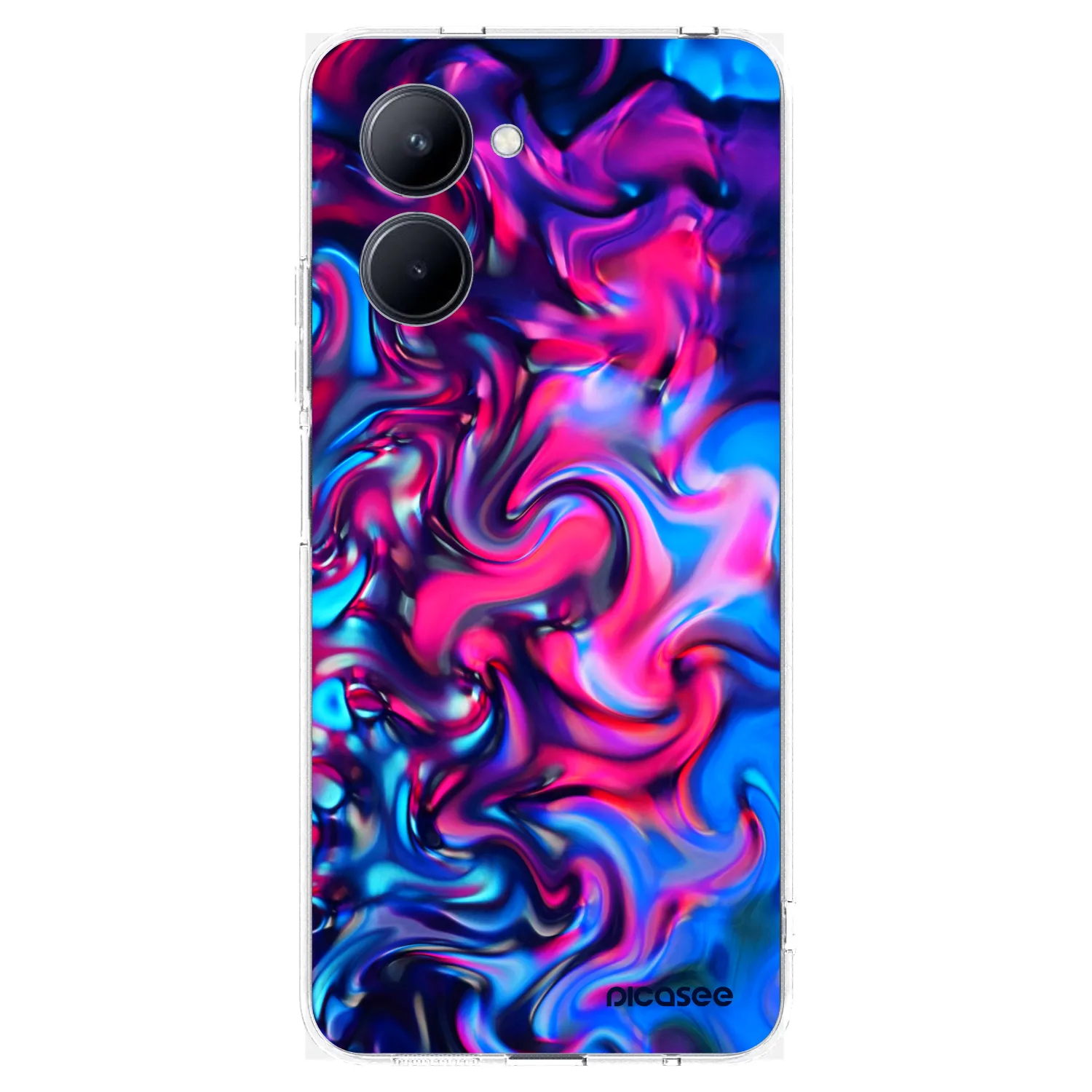 Picasee silikonový průhledný obal pro Realme C33 (2023) - Redlight