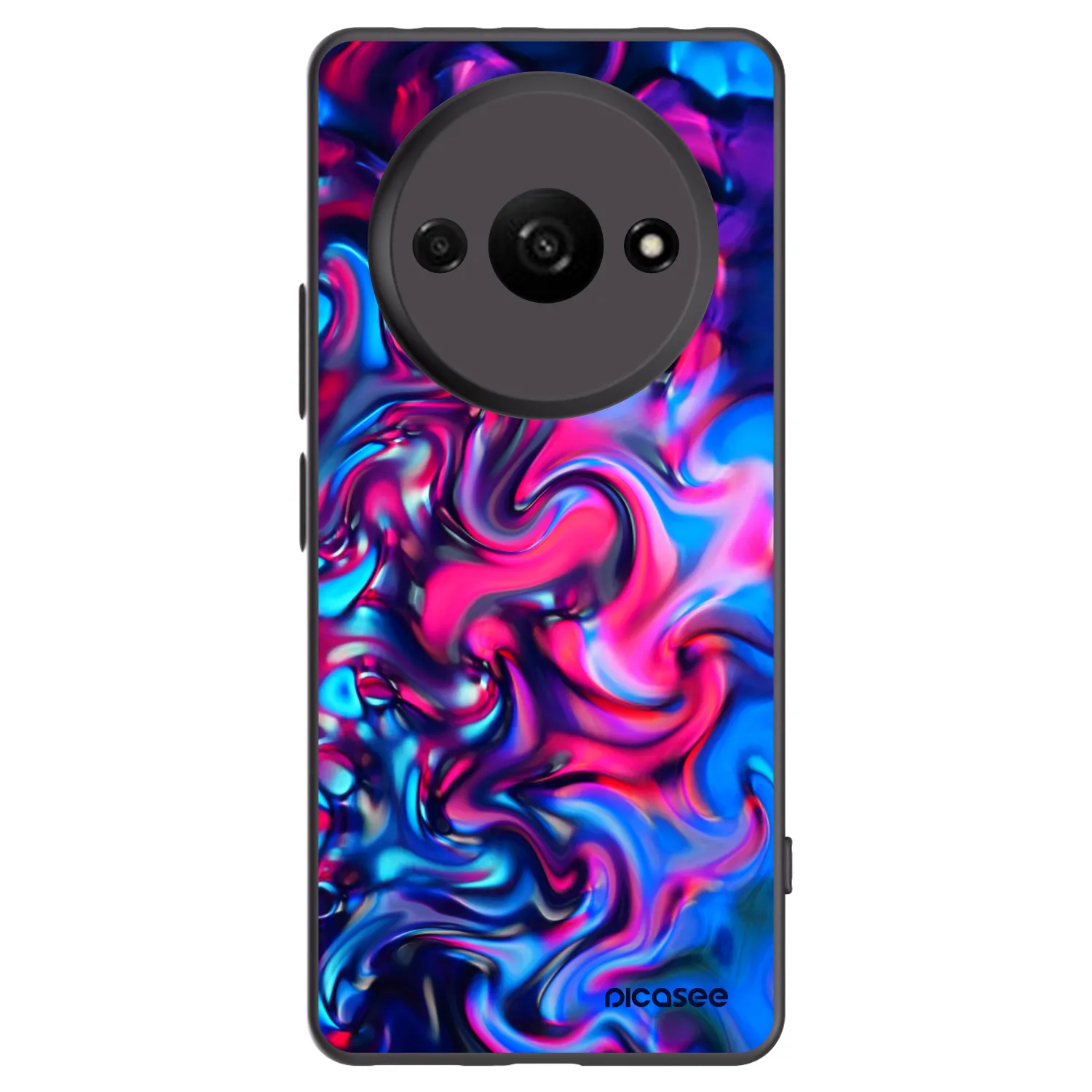 Picasee silikonový černý obal pro Xiaomi Redmi A3 - Redlight