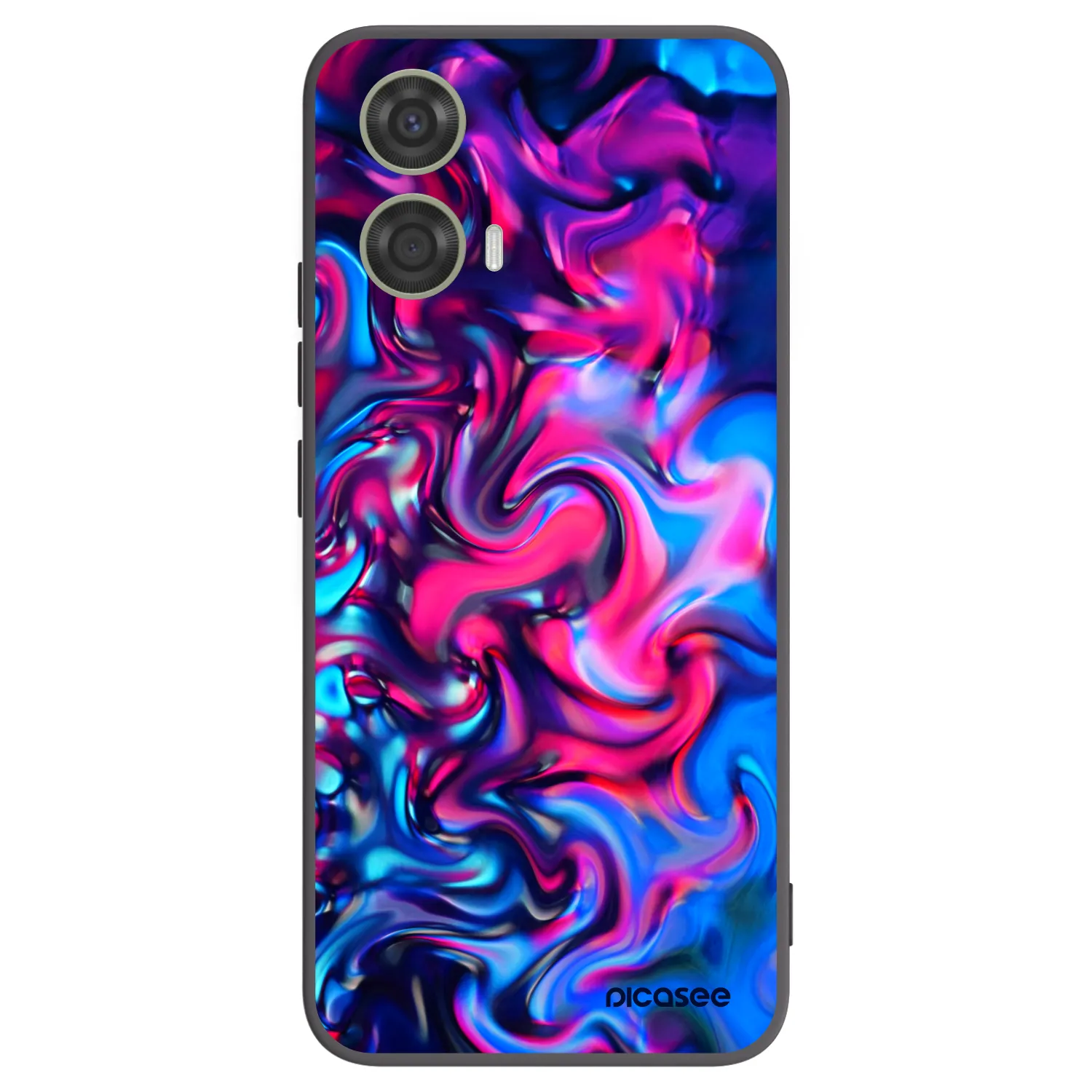 Picasee silikonový černý obal pro Motorola Moto G24 - Redlight