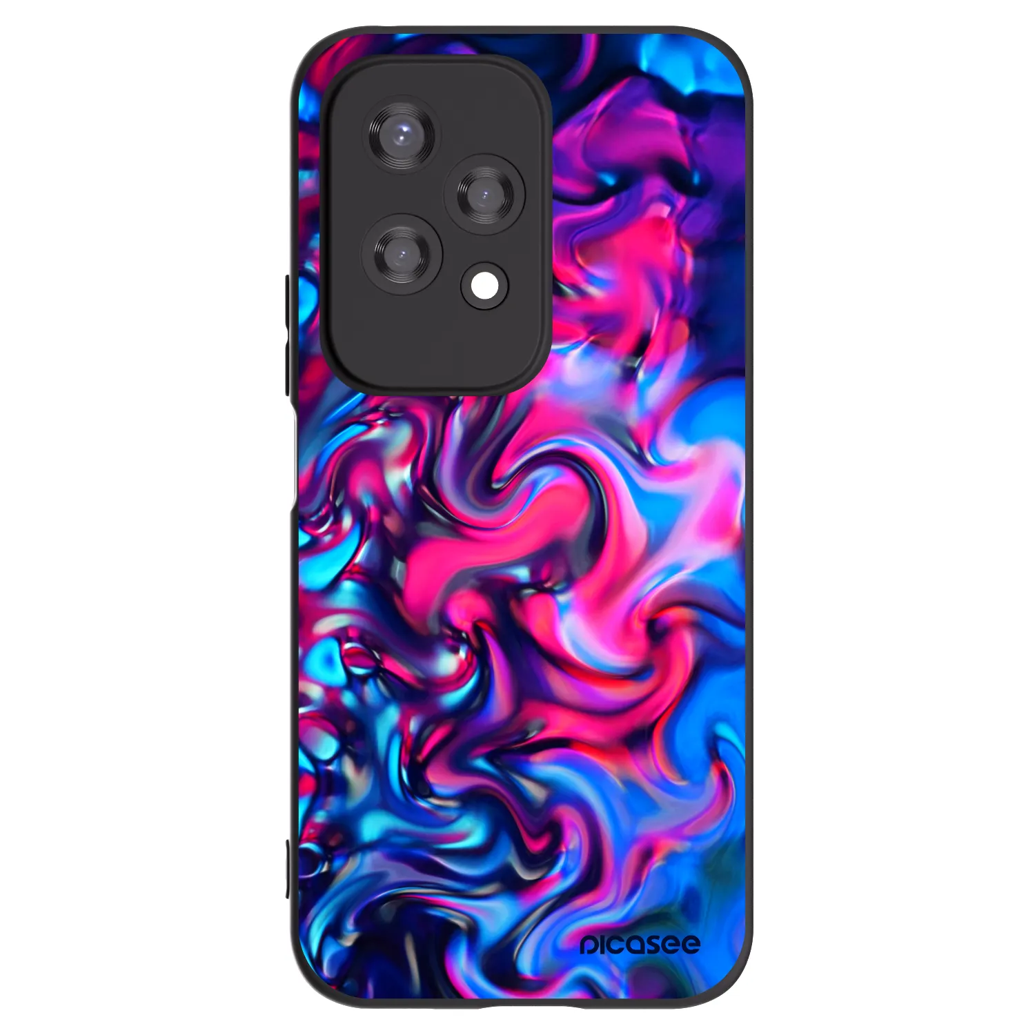 Picasee silikonový černý obal pro Honor 200 Lite - Redlight