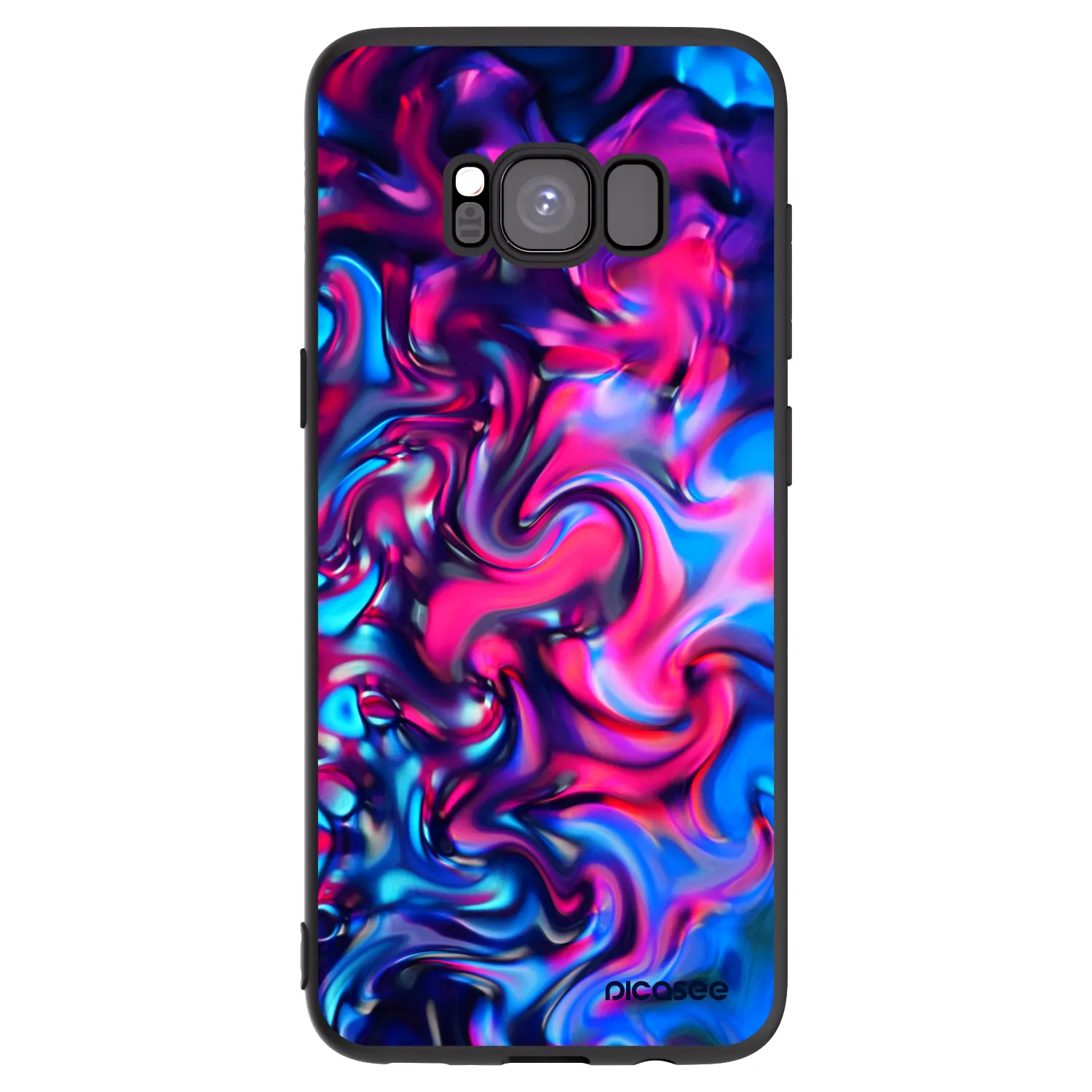 Picasee silikonový černý obal pro Samsung Galaxy S8 G950F - Redlight
