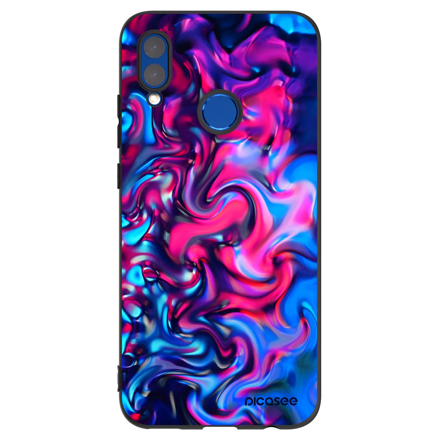 Picasee silikonový černý obal pro Honor 10 Lite - Redlight