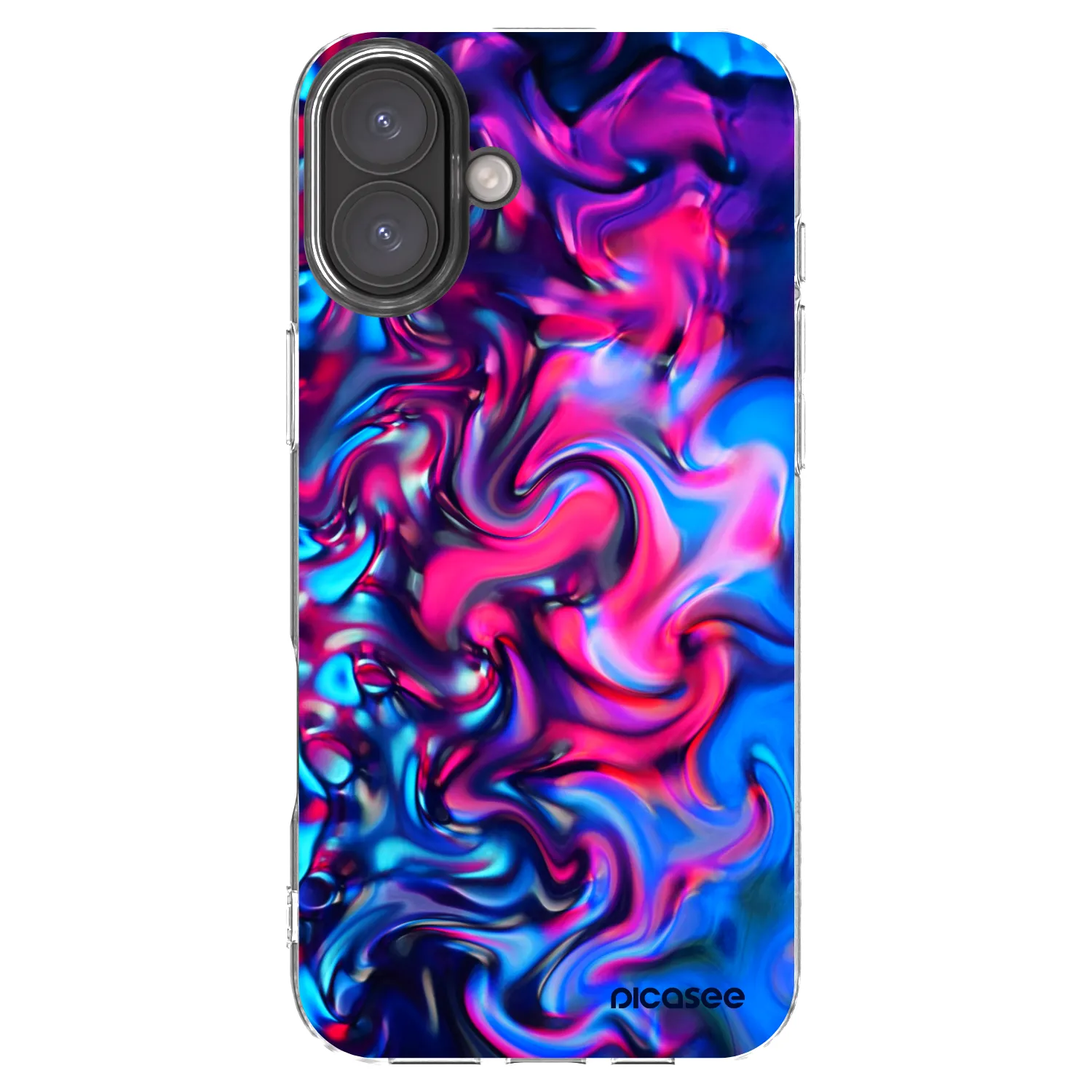 Picasee silikonový průhledný obal pro Apple iPhone 16 Plus - Redlight