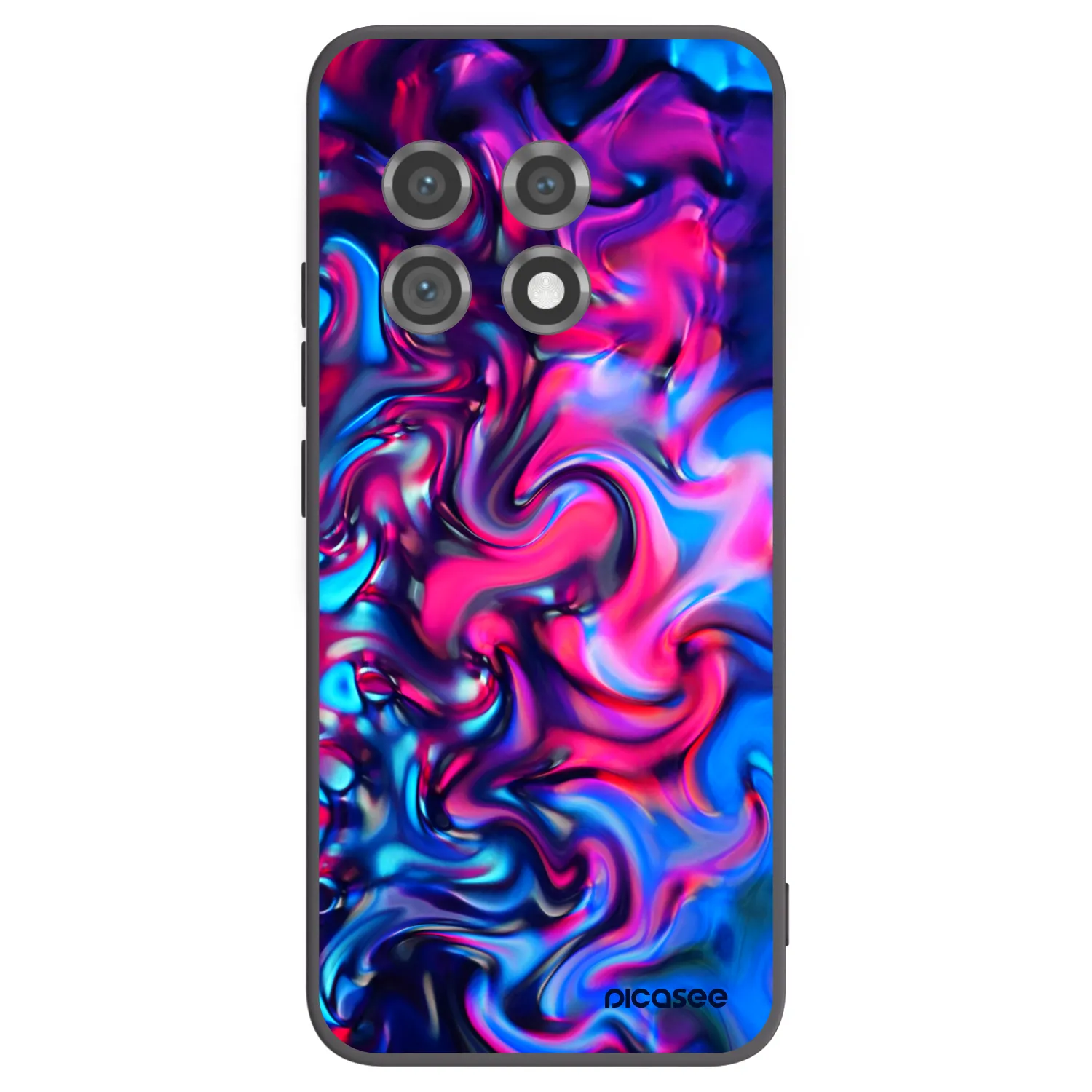 Picasee silikonový černý obal pro OnePlus 11 5G - Redlight