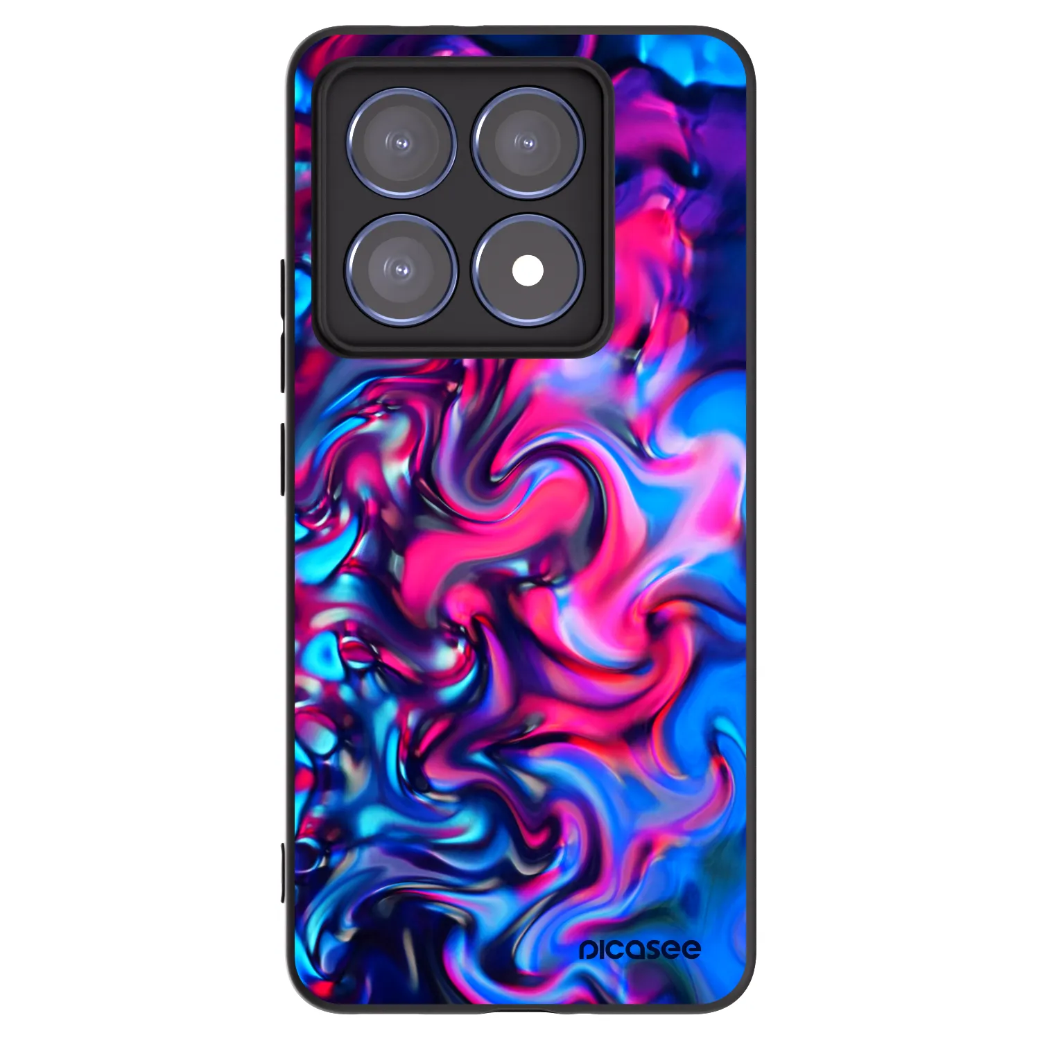 Picasee silikonový černý obal pro Xiaomi 14T Pro - Redlight