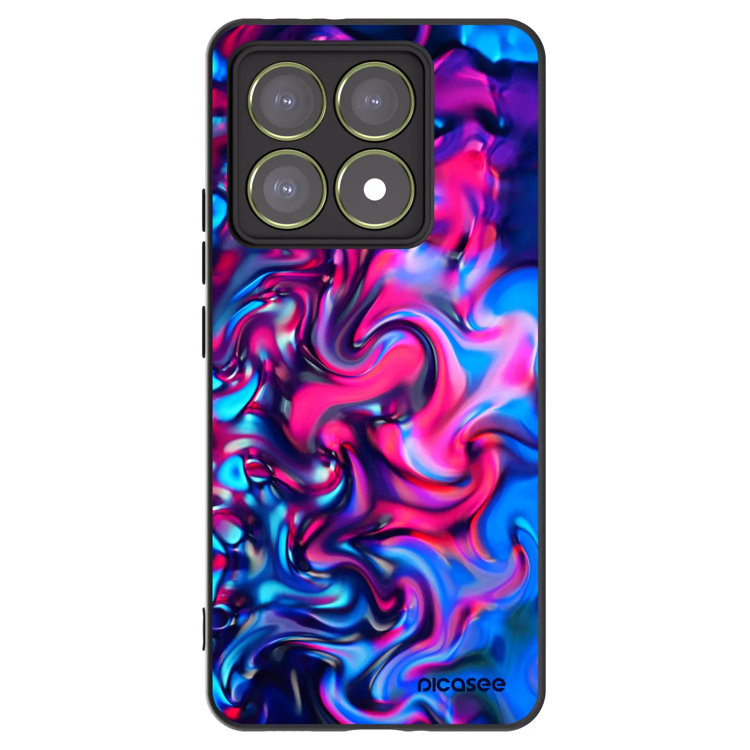 Picasee silikonový černý obal pro Xiaomi 14T - Redlight