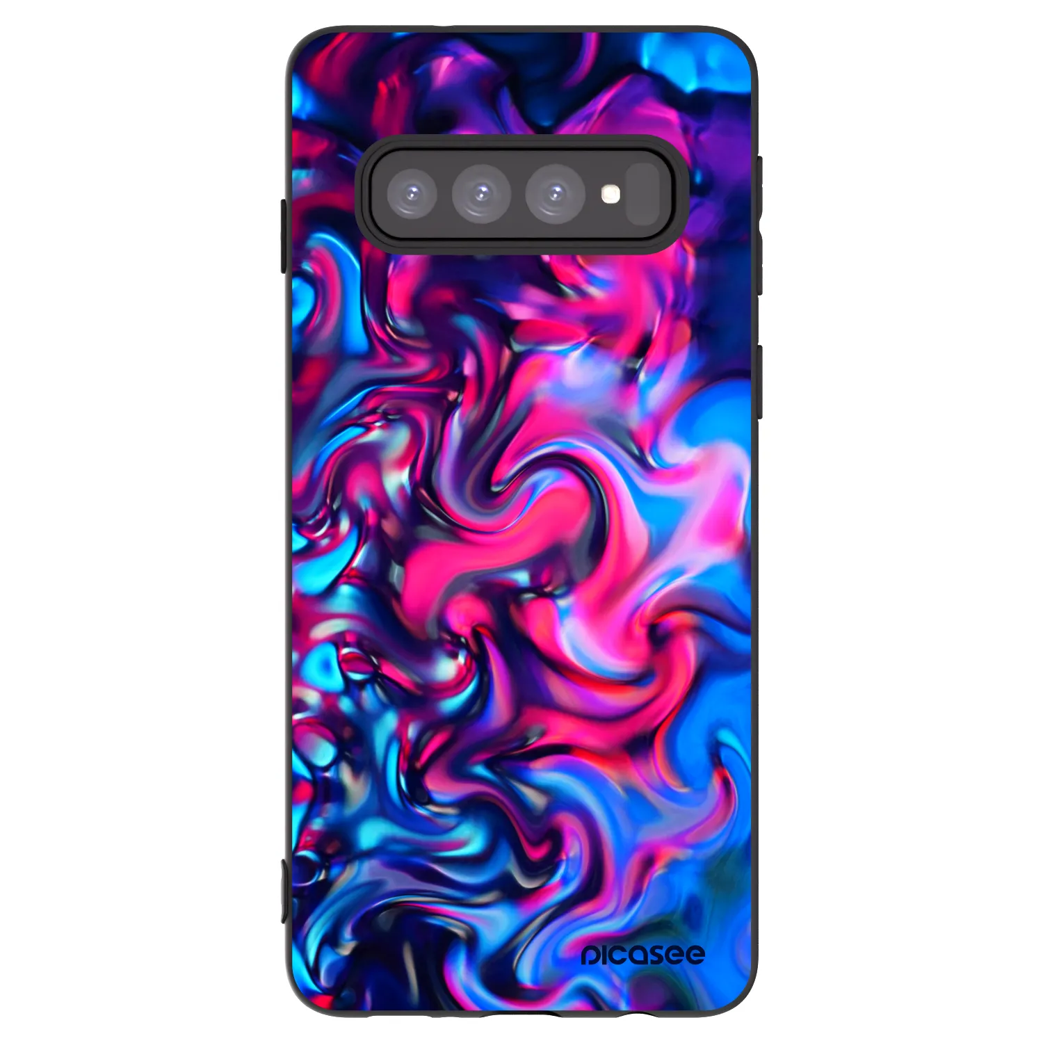 Picasee silikonový černý obal pro Samsung Galaxy S10 G973 - Redlight