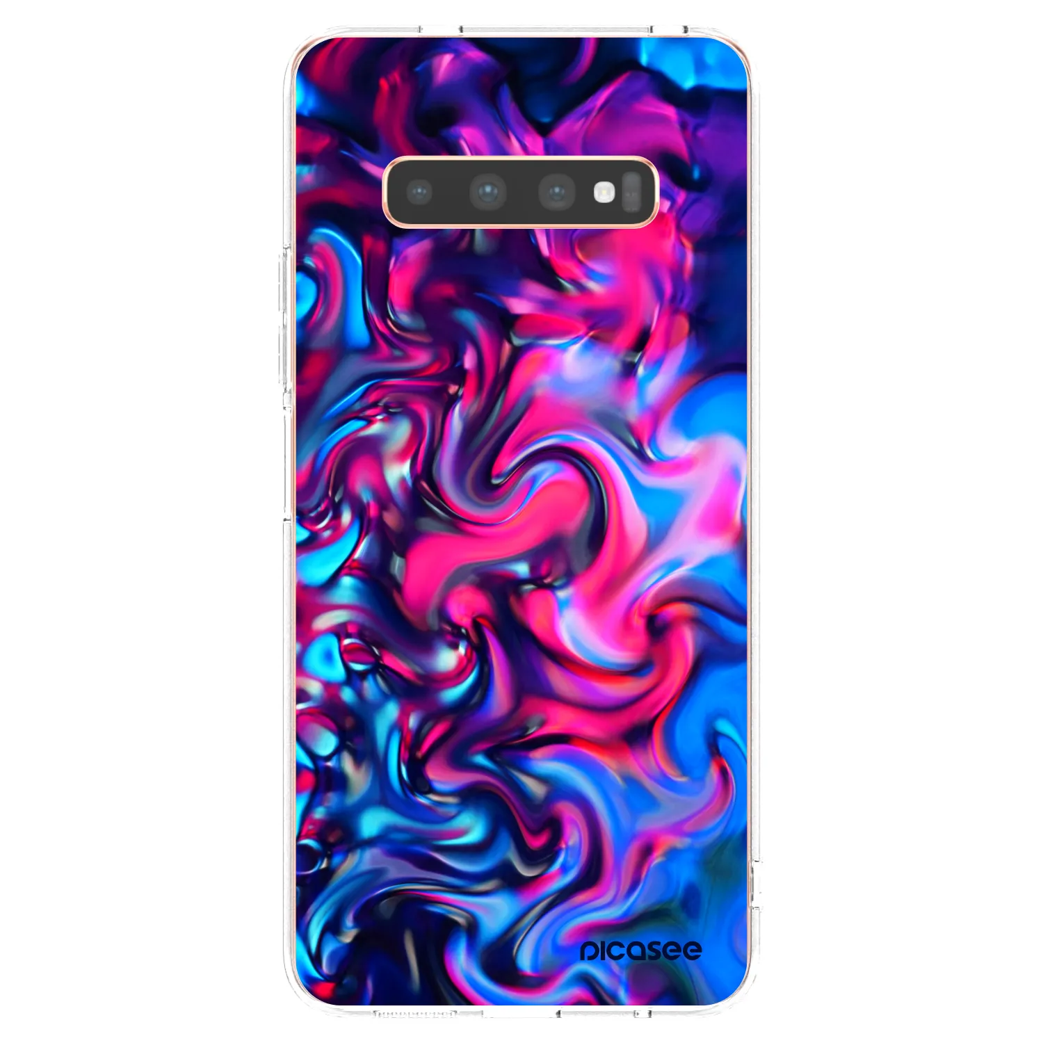 Picasee silikonový průhledný obal pro Samsung Galaxy S10 Plus G975 - Redlight