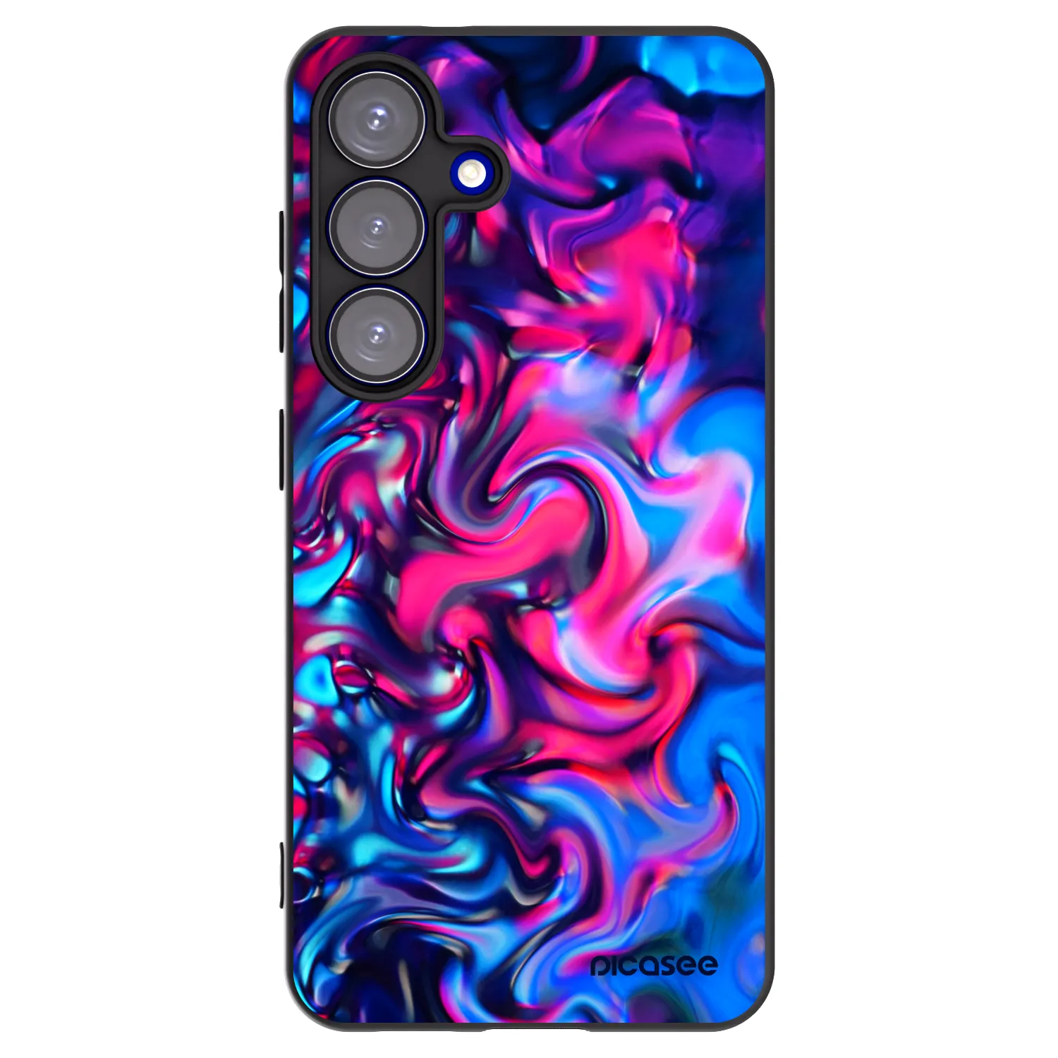 Picasee silikonový černý obal pro Samsung Galaxy S25 5G - Redlight