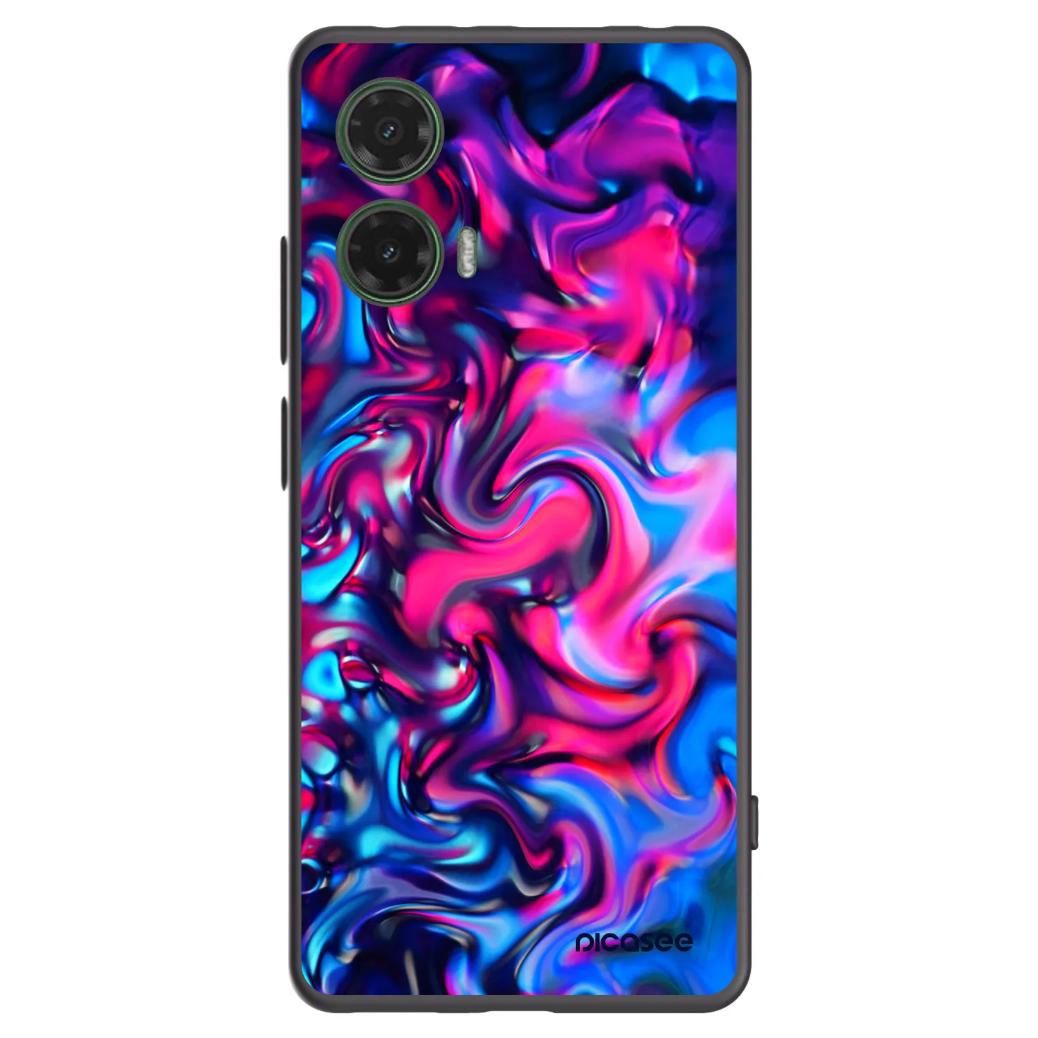 Picasee silikonový černý obal pro Motorola Moto G35 5G - Redlight