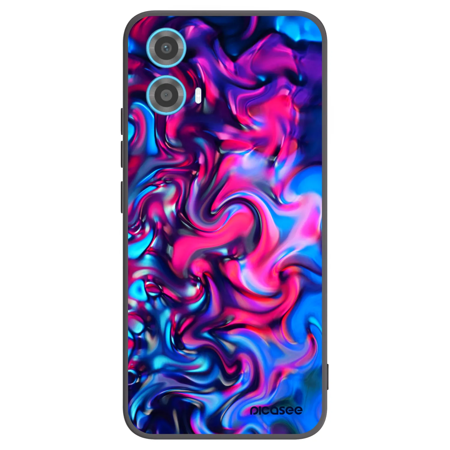 Picasee silikonový černý obal pro Motorola Moto G34 5G - Redlight