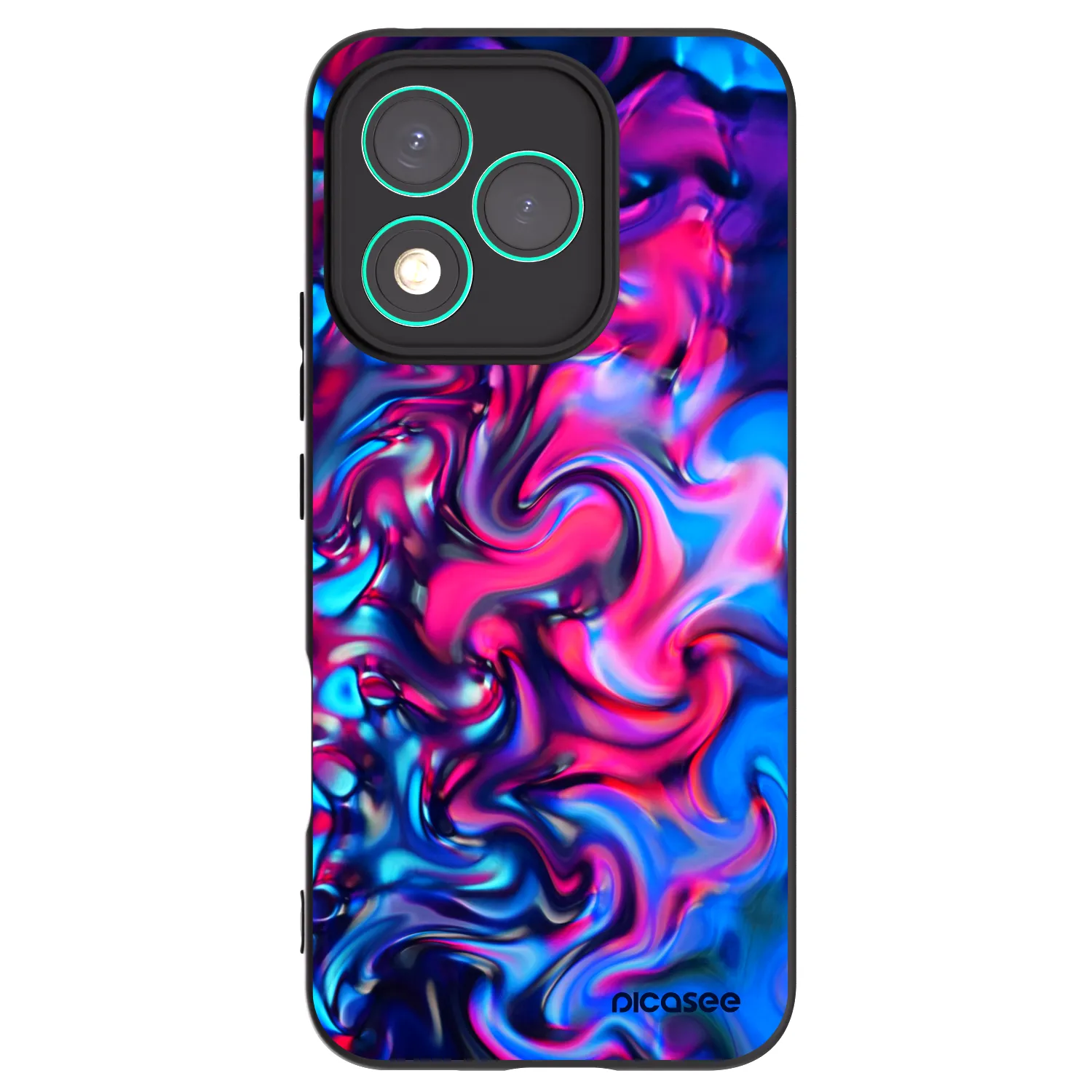 Picasee silikonový černý obal pro Honor 400 Lite 5G - Redlight