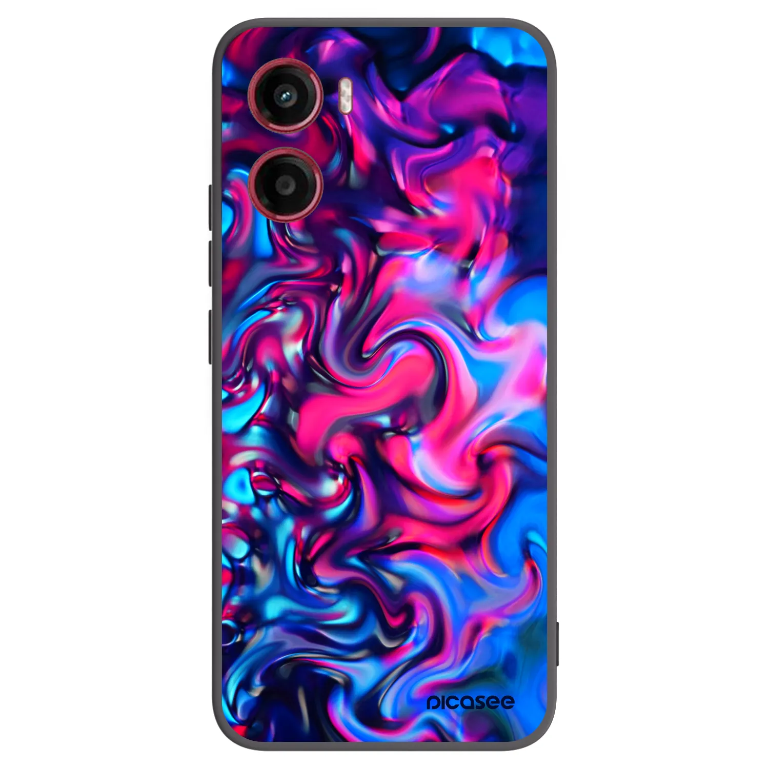 Picasee silikonový černý obal pro Motorola Moto G05 - Redlight