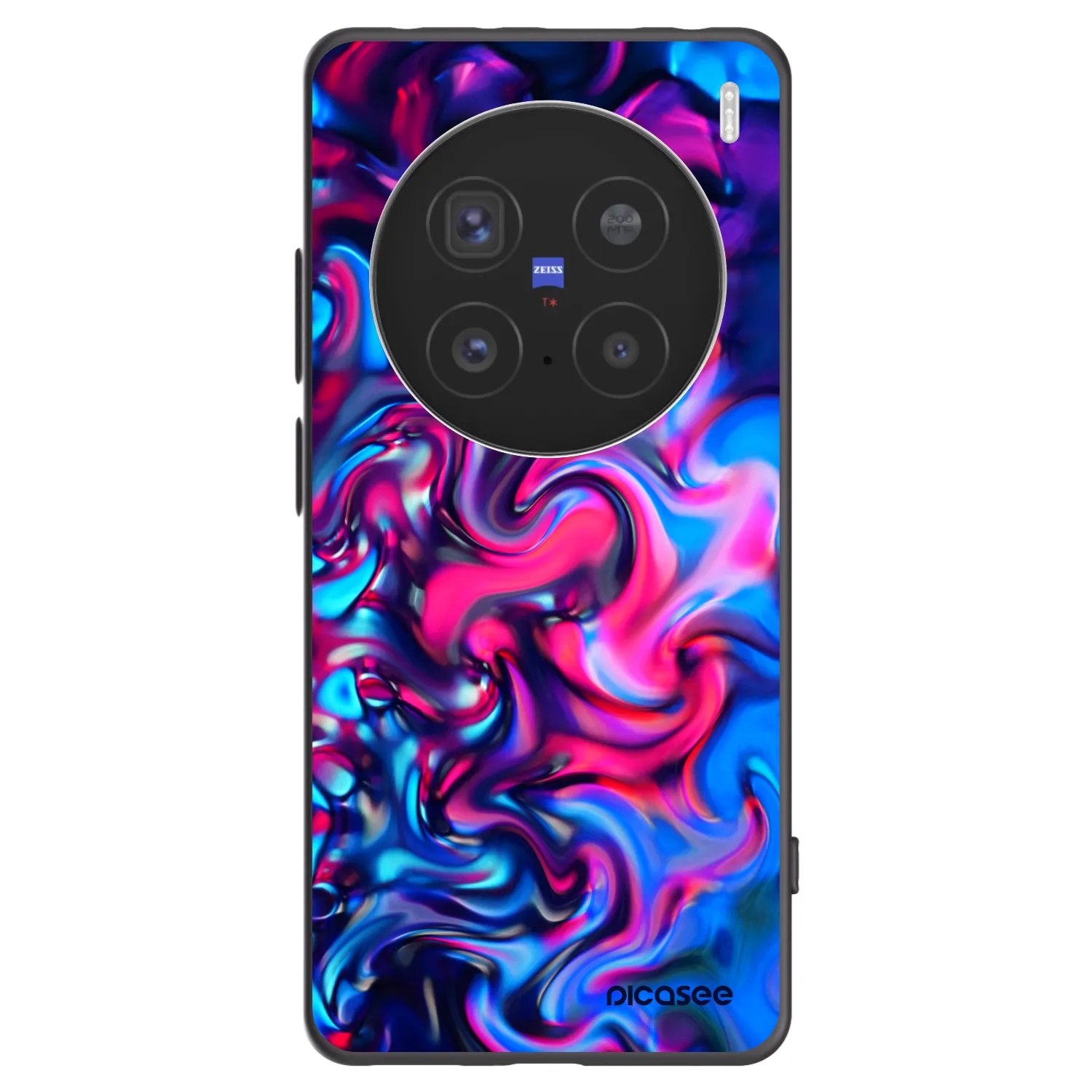 Picasee silikonový černý obal pro Vivo X200 Pro - Redlight