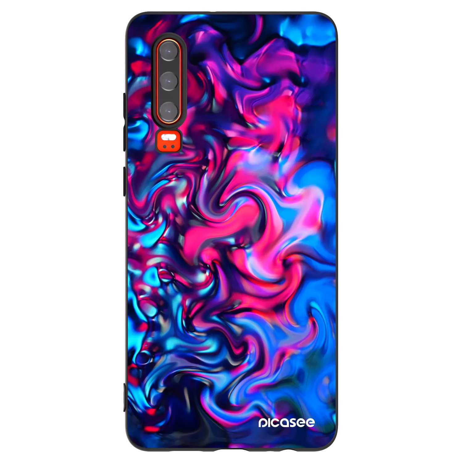 Picasee silikonový černý obal pro Huawei P30 - Redlight