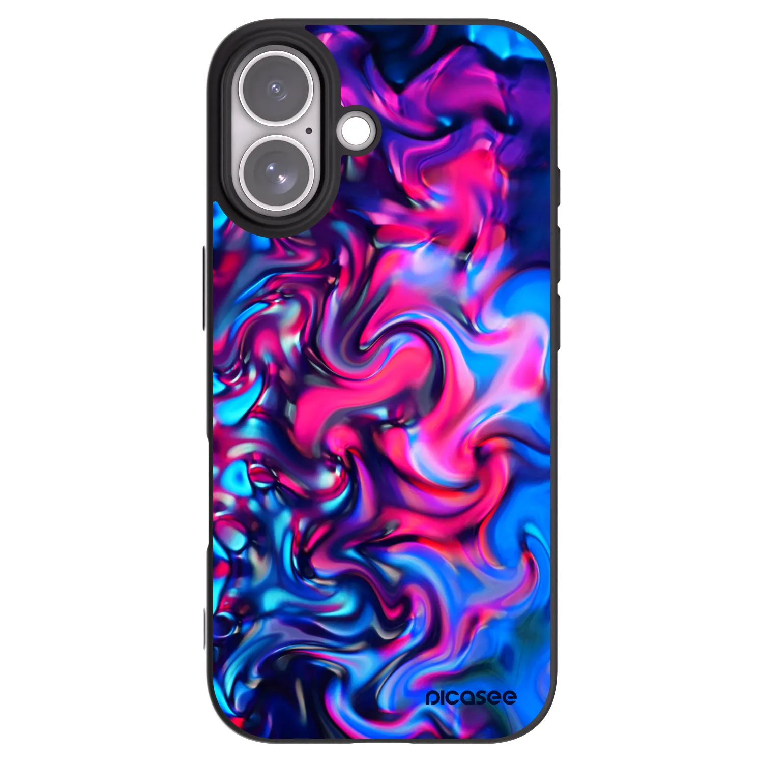 Picasee silikonový černý obal pro Apple iPhone 17 - Redlight