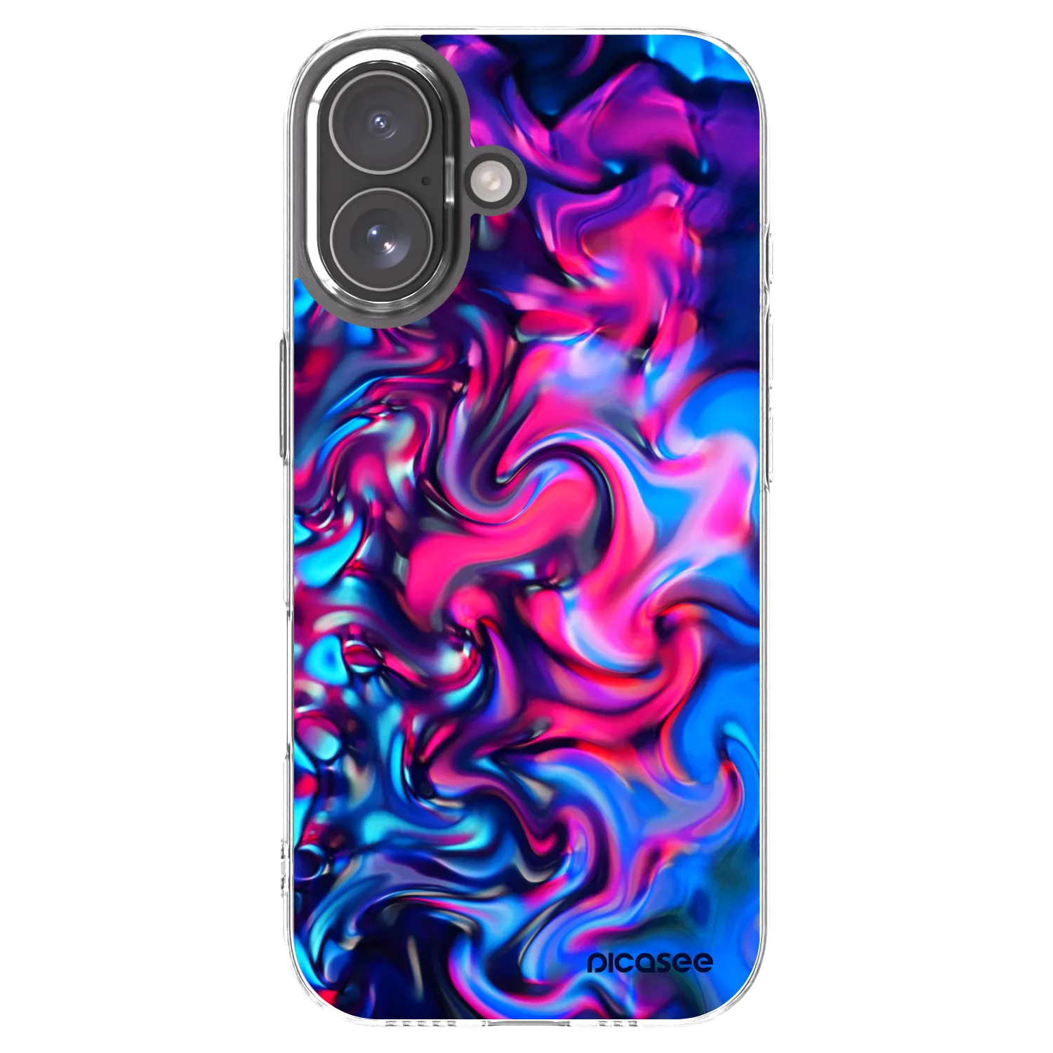 Picasee silikonový průhledný obal pro Apple iPhone 17 - Redlight