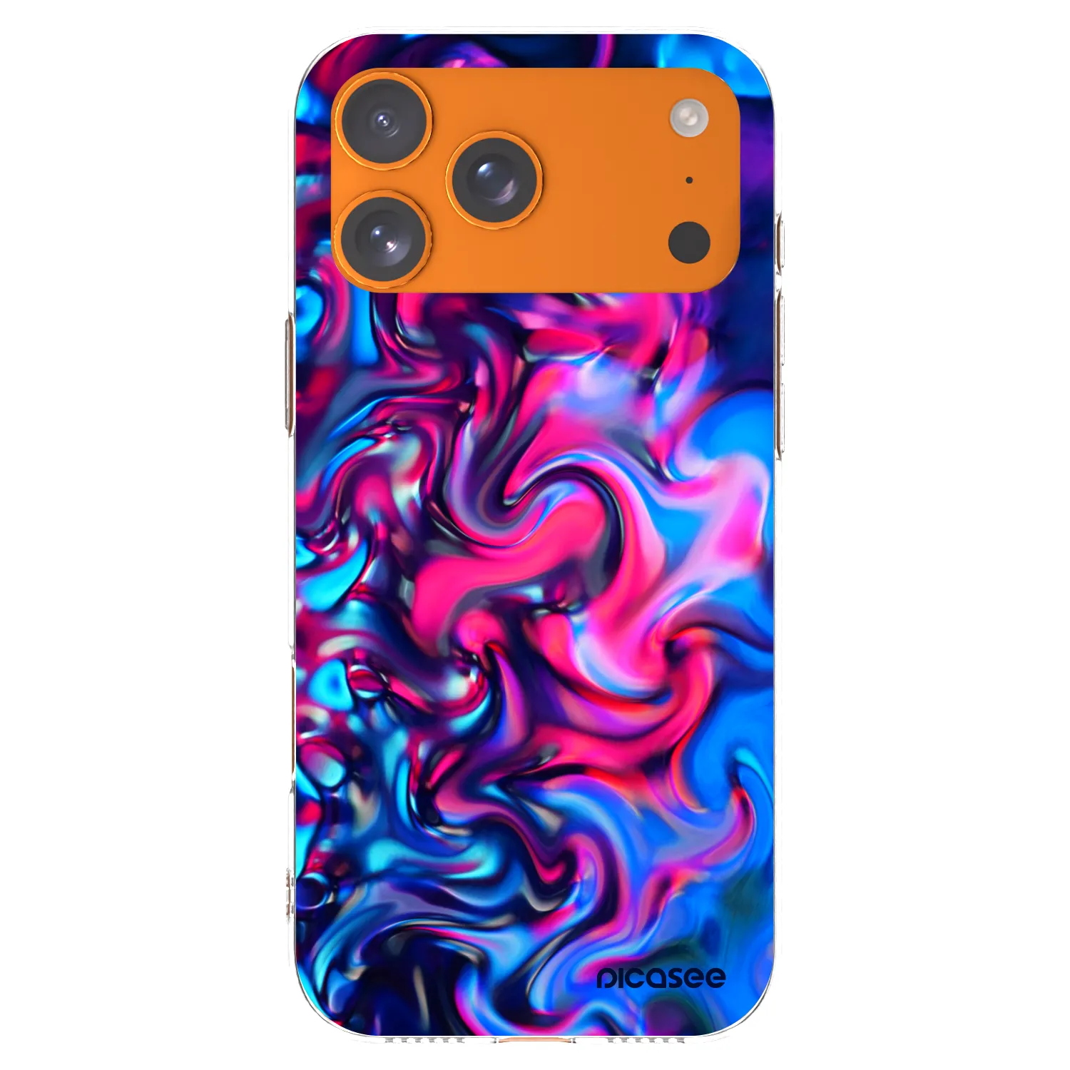 Picasee silikonový průhledný obal pro Apple iPhone 17 Pro Max - Redlight