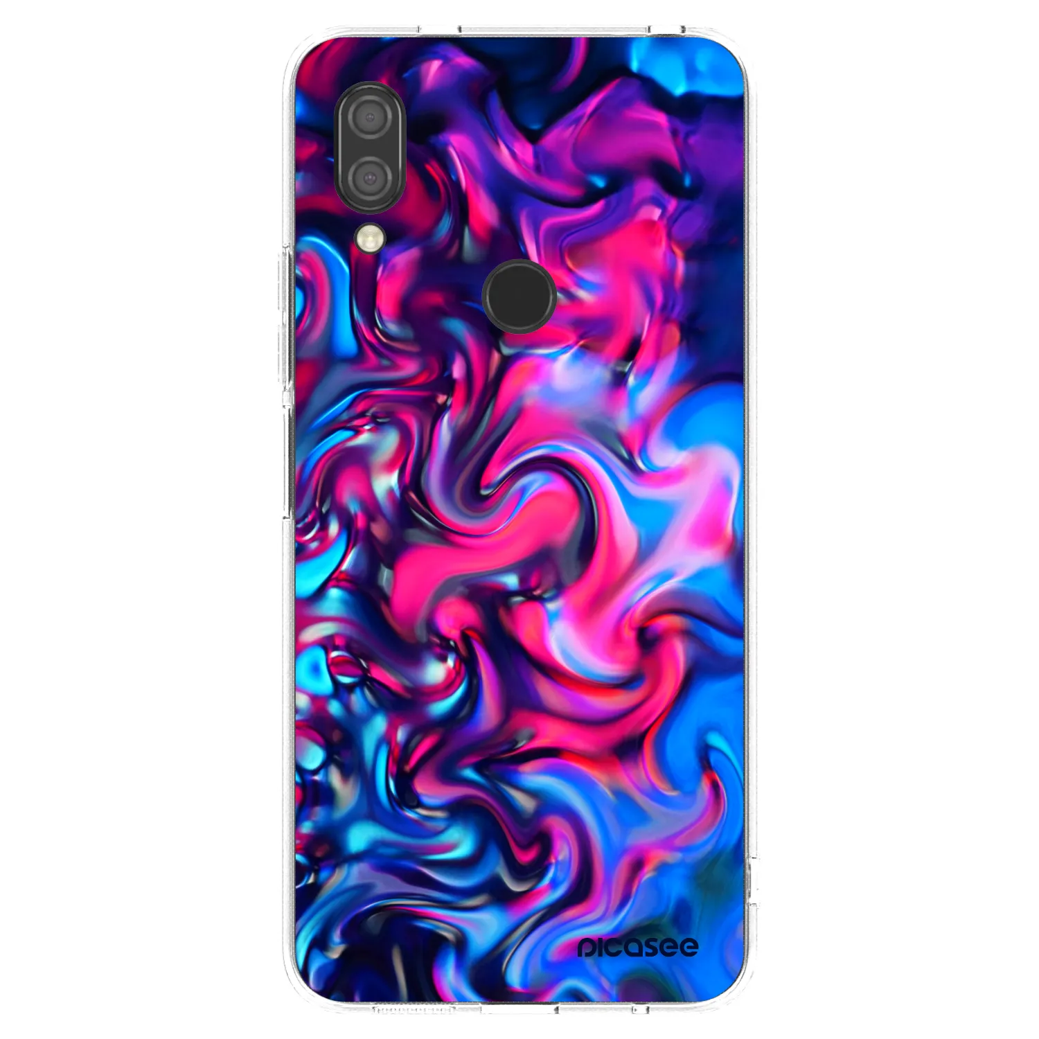 Picasee silikonový průhledný obal pro Xiaomi Redmi 7 - Redlight