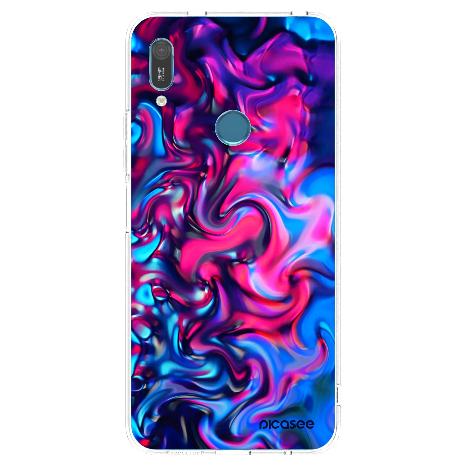 Picasee silikonový průhledný obal pro Huawei Y6 2019 - Redlight