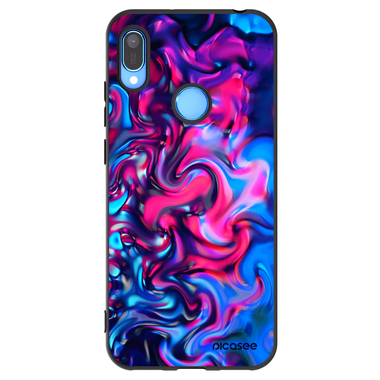 Picasee silikonový černý obal pro Huawei Y6 2019 - Redlight
