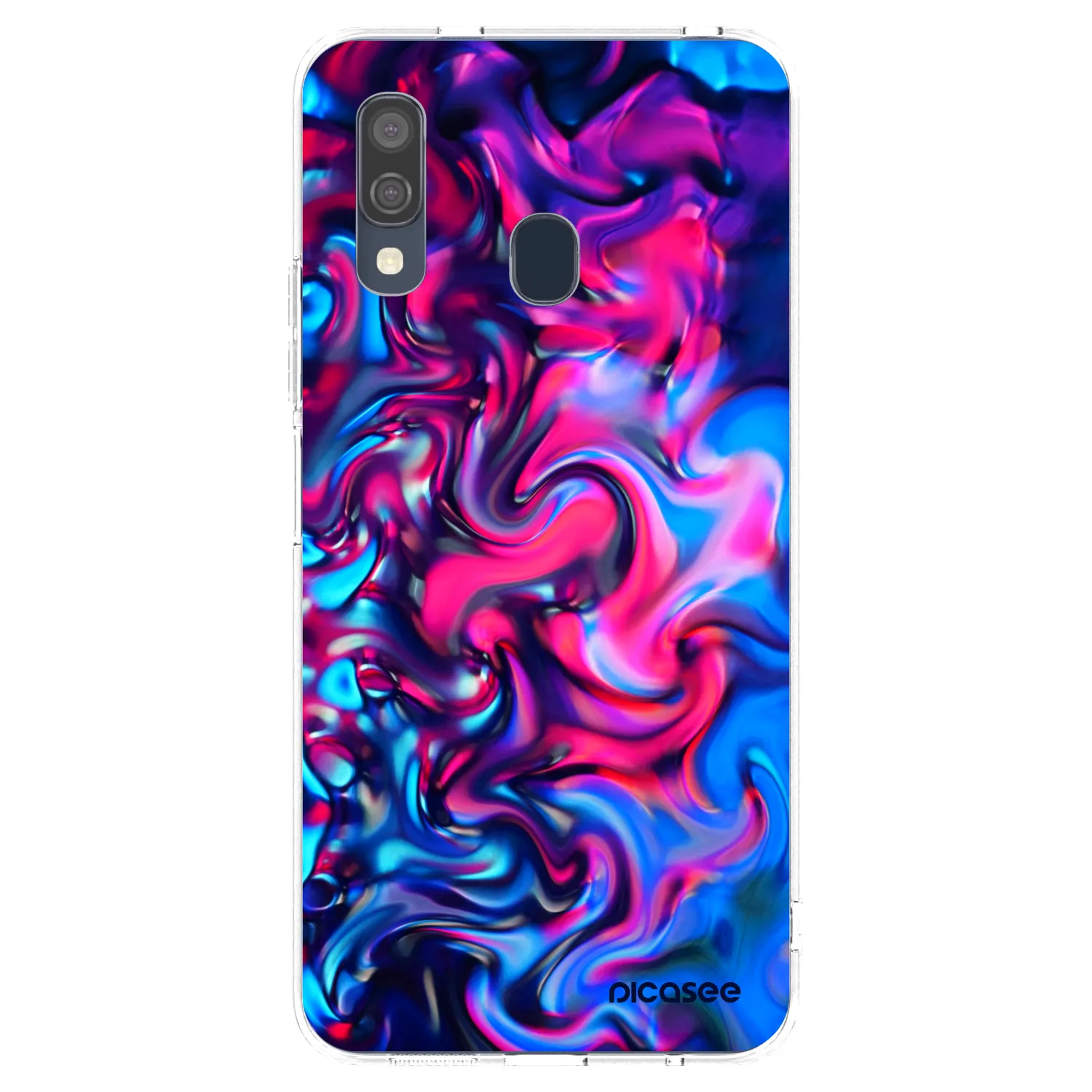 Picasee silikonový průhledný obal pro Samsung Galaxy A40 A405F - Redlight