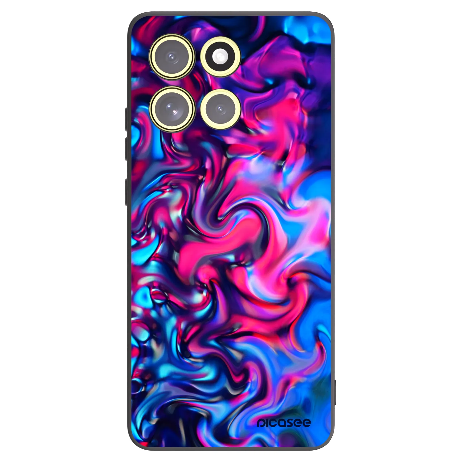 Picasee silikonový černý obal pro Motorola Moto G86 5G - Redlight
