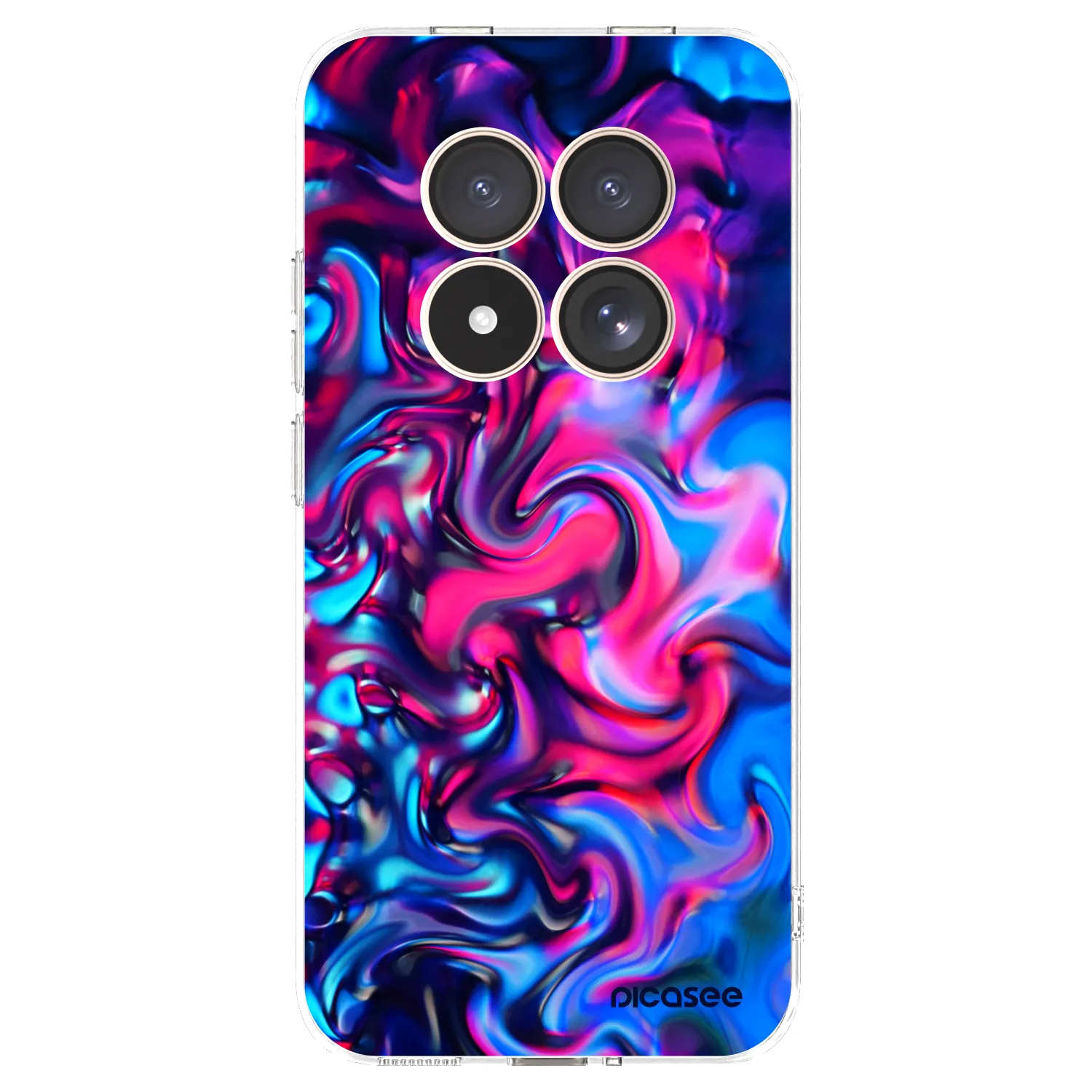 Picasee silikonový průhledný obal pro Xiaomi Redmi Note 15 Pro 4G - Redlight