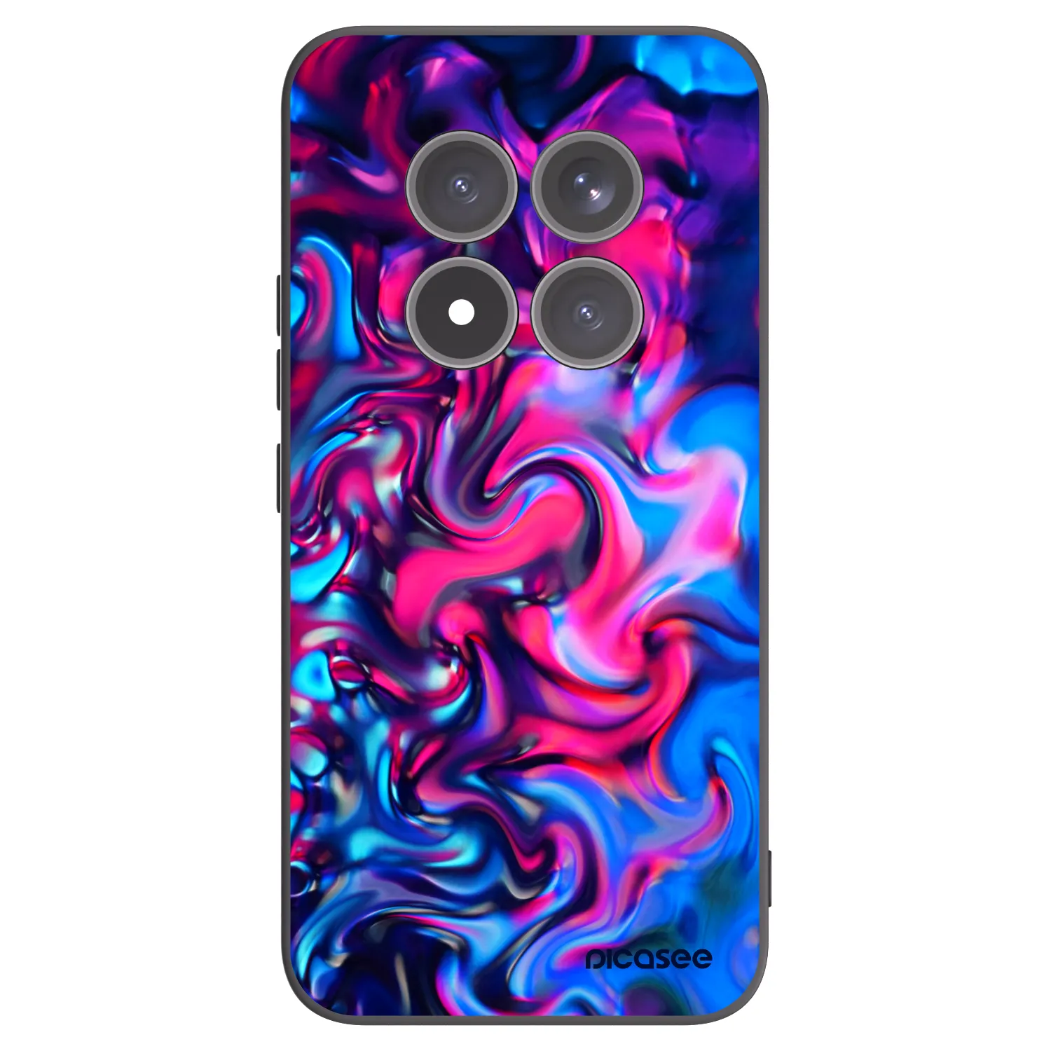 Picasee silikonový černý obal pro Xiaomi Redmi Note 15 Pro+ - Redlight