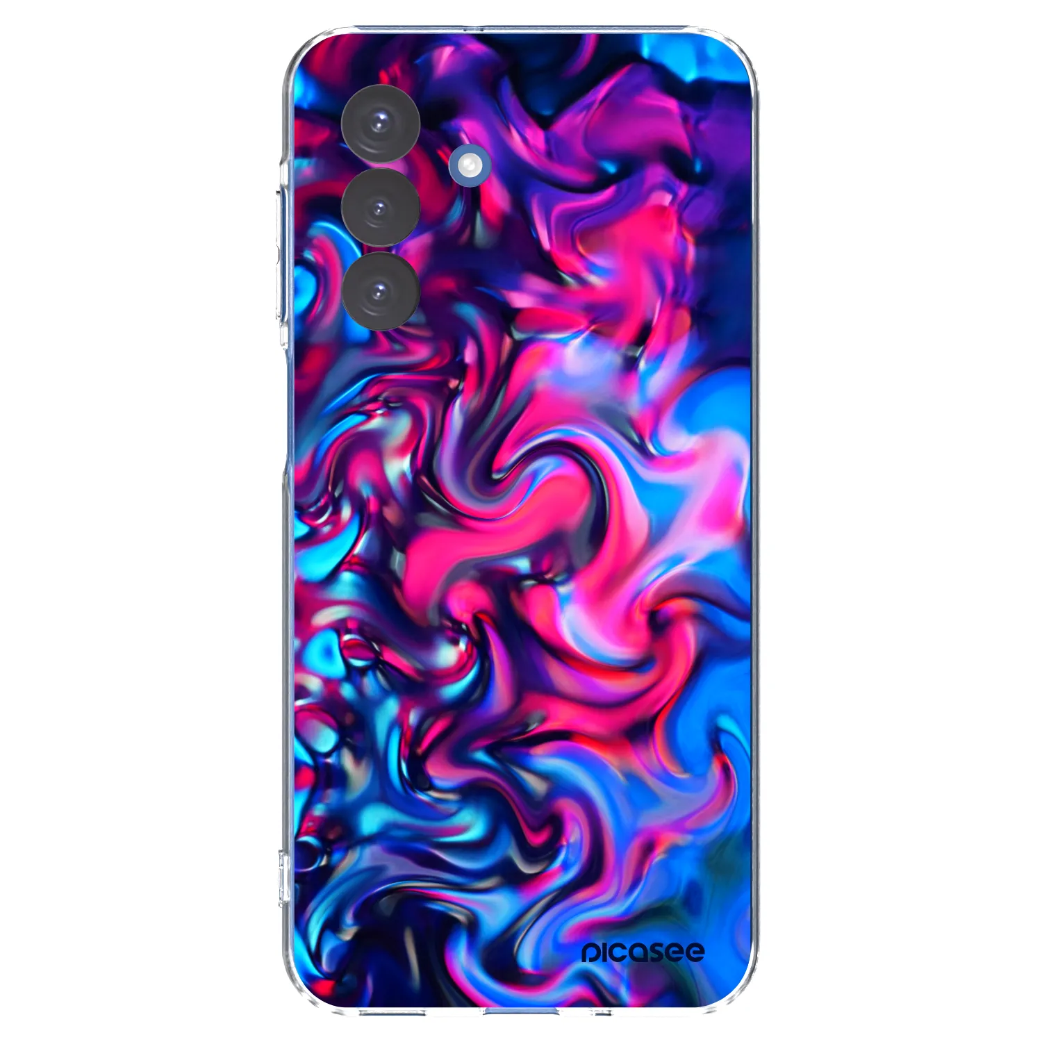 Picasee silikonový průhledný obal pro Samsung Galaxy A17 5G - Redlight
