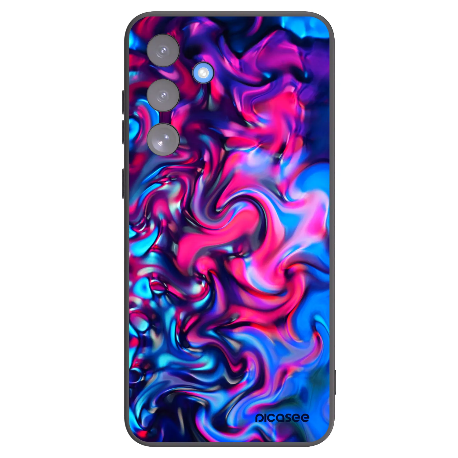 Picasee silikonový černý obal pro Samsung Galaxy S25 FE 5G - Redlight