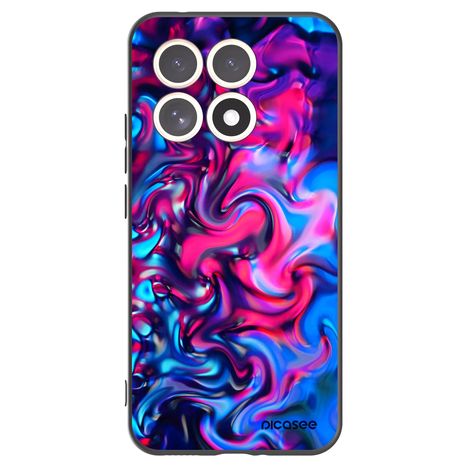 Picasee silikonový černý obal pro Xiaomi 15T - Redlight