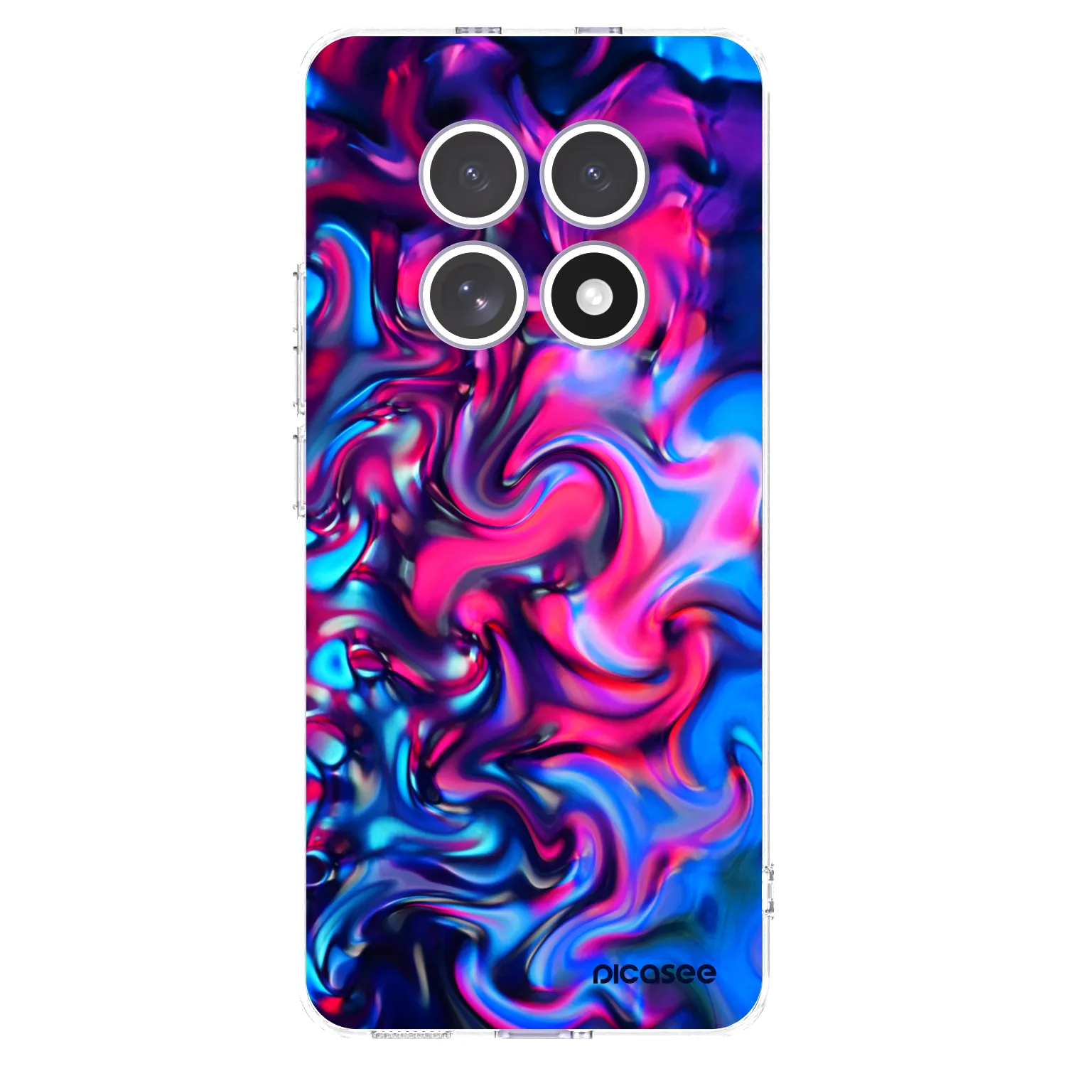 Picasee silikonový průhledný obal pro Xiaomi Redmi Note 15 - Redlight