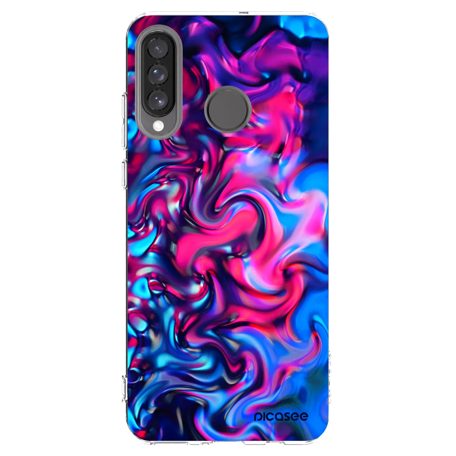 Picasee silikonový průhledný obal pro Huawei P30 Lite - Redlight