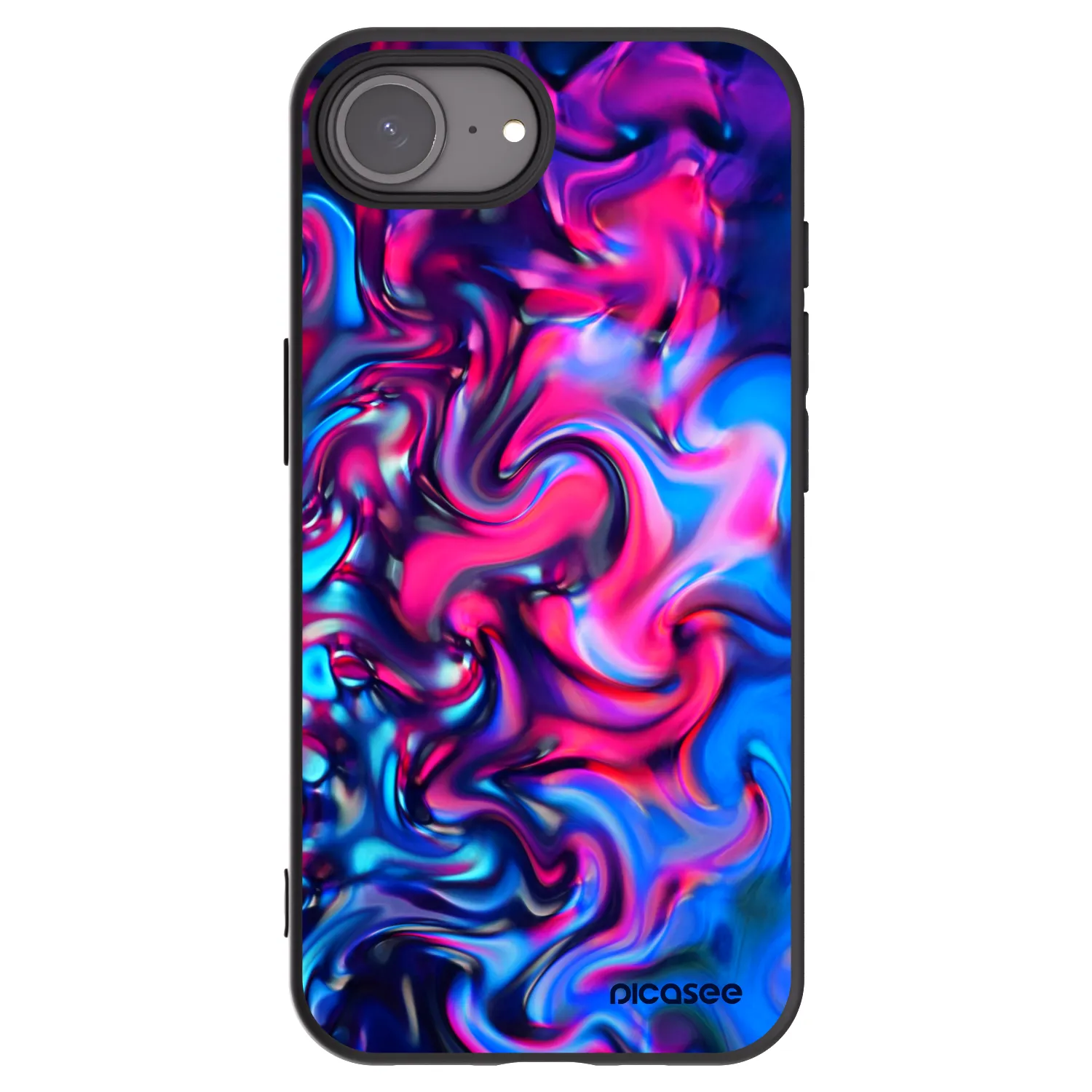 Picasee silikonový černý obal pro Apple iPhone 17e - Redlight