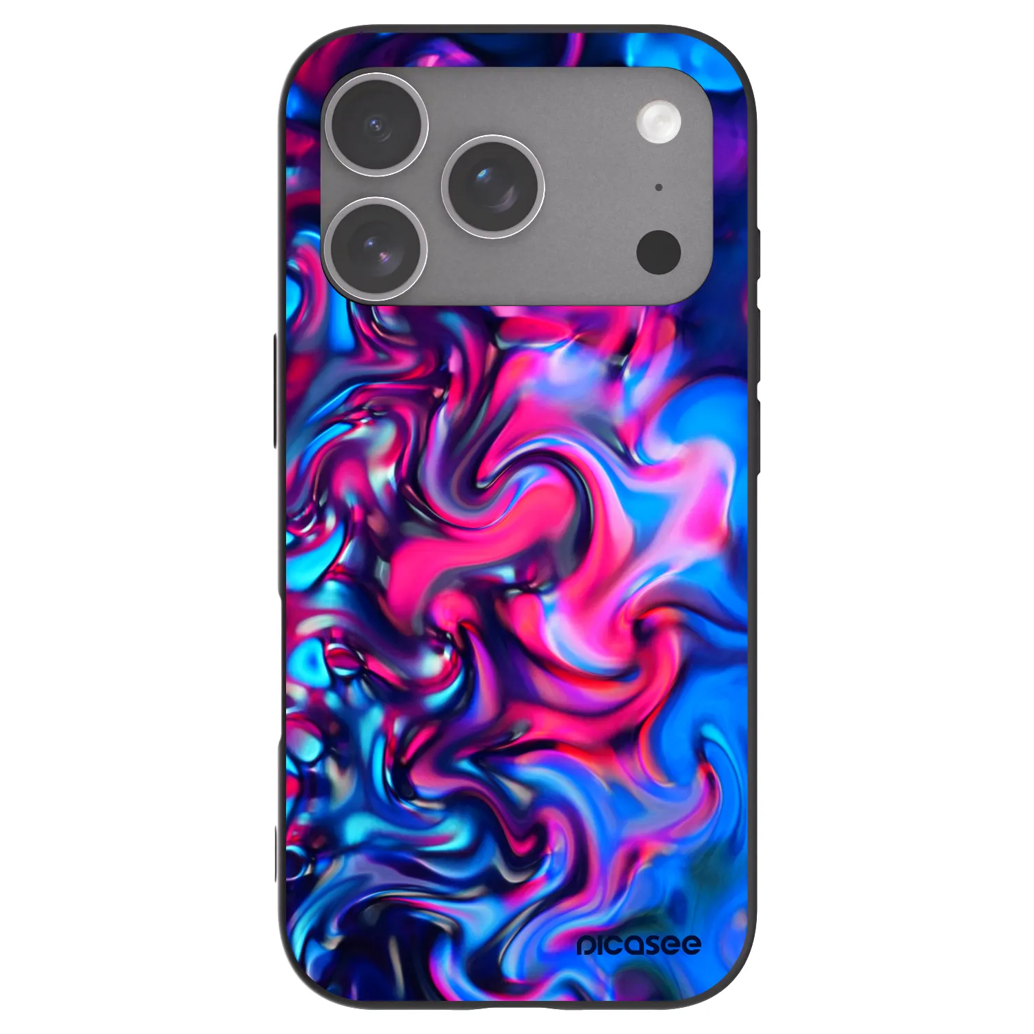 Picasee silikonový černý obal pro Apple iPhone 18 Pro - Redlight
