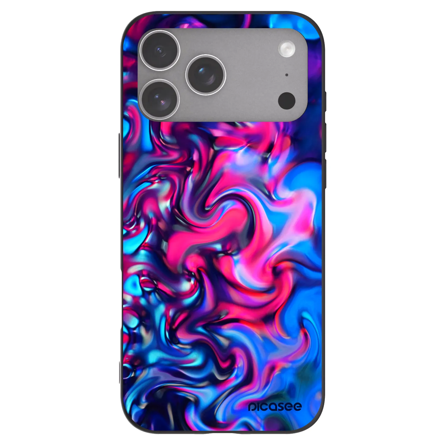Picasee silikonový černý obal pro Apple iPhone 18 Pro Max - Redlight