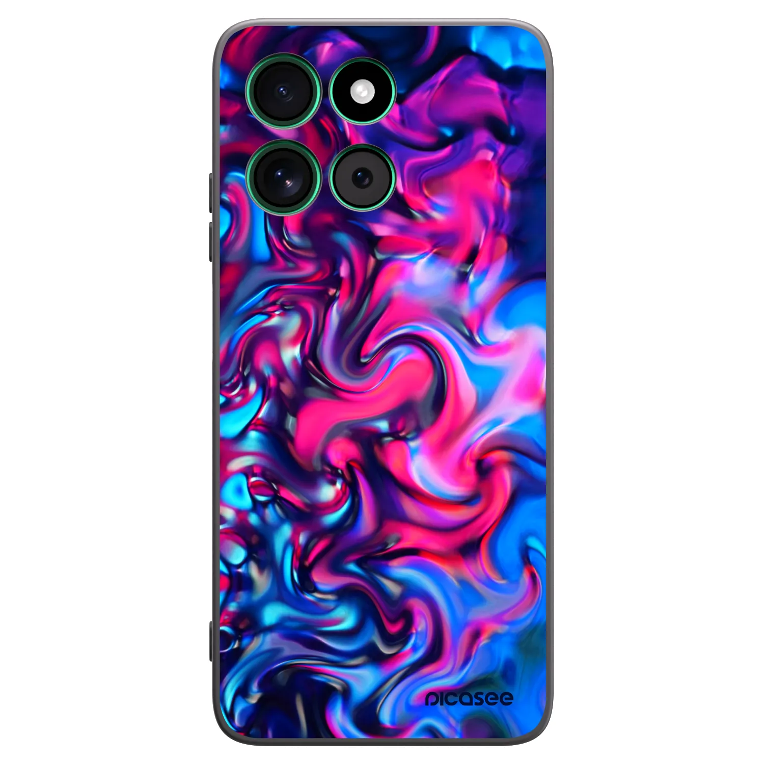 Picasee silikonový černý obal pro Motorola Moto G57 Power - Redlight