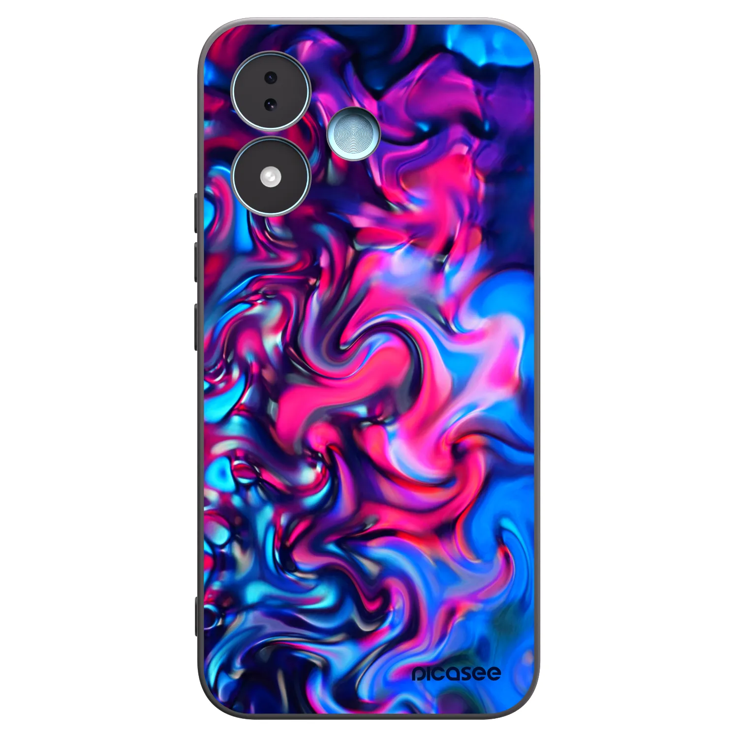 Picasee silikonový černý obal pro Xiaomi Redmi Note 17 5G - Redlight