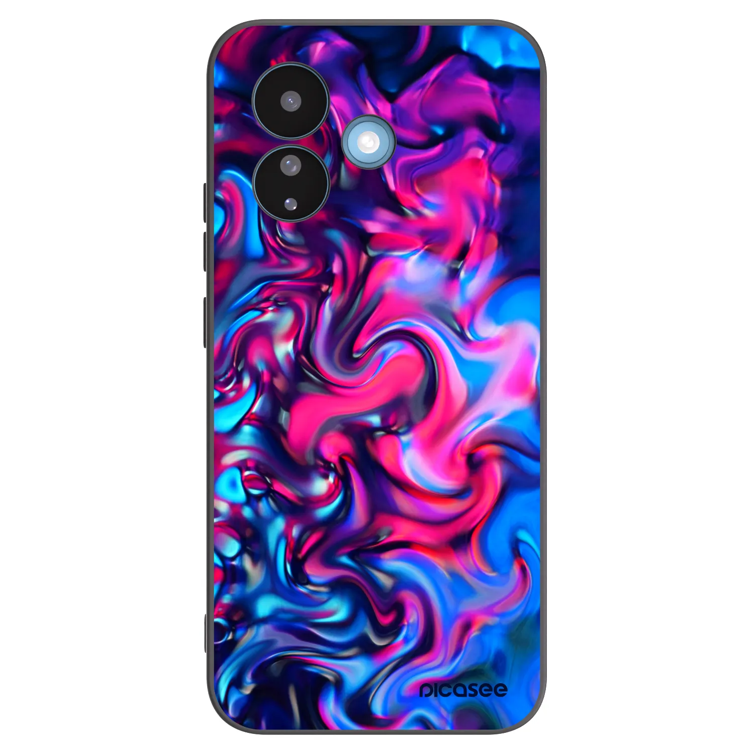 Picasee silikonový černý obal pro Xiaomi Redmi Note 17 Pro 5G - Redlight