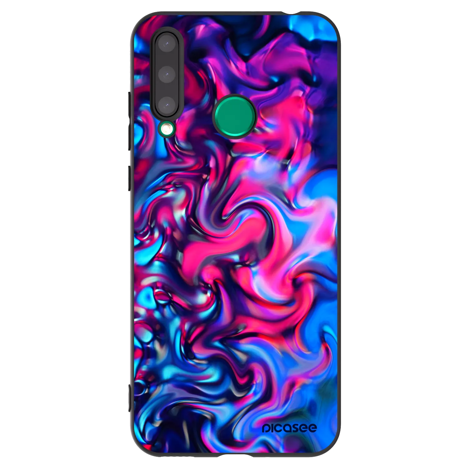 Picasee silikonový černý obal pro Honor 20 Lite - Redlight