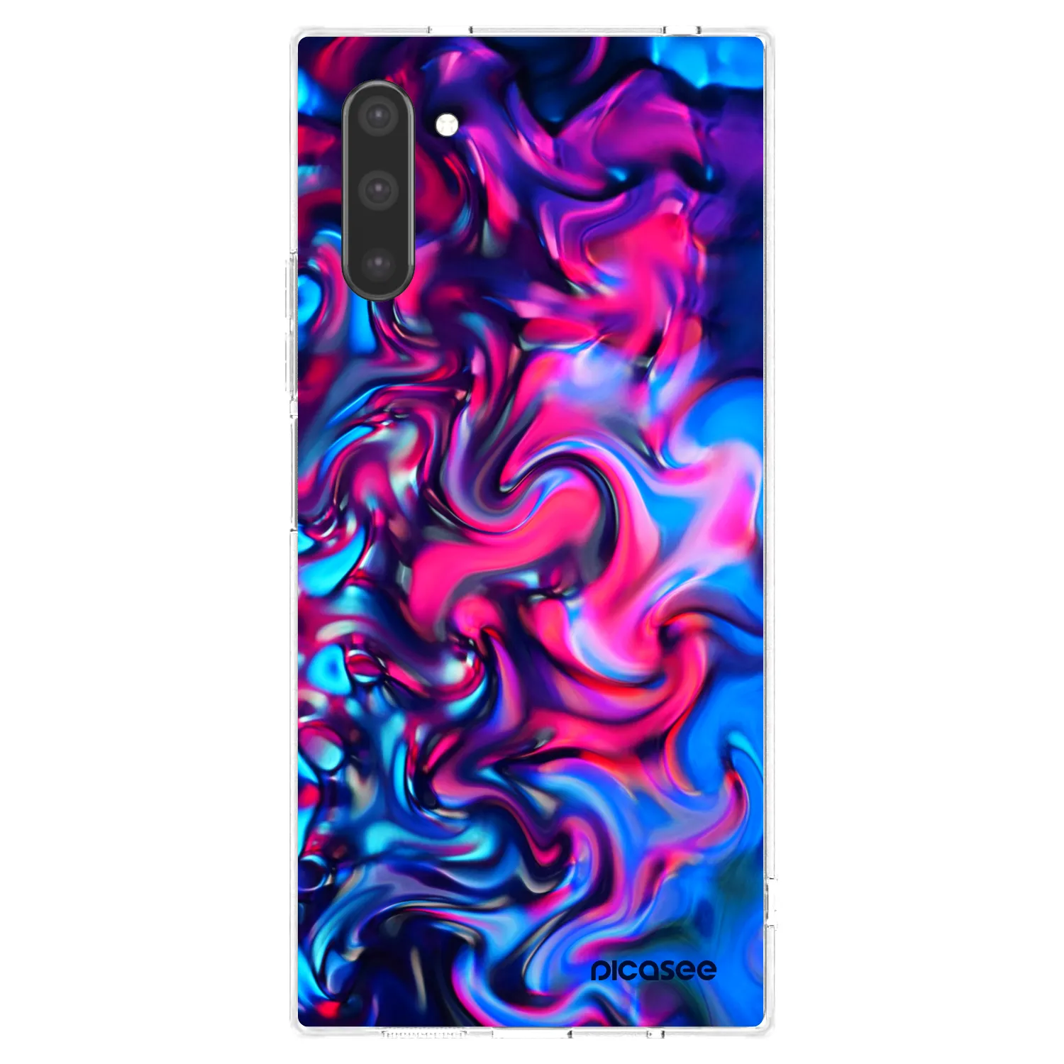Picasee silikonový průhledný obal pro Samsung Galaxy Note 10 N970F - Redlight