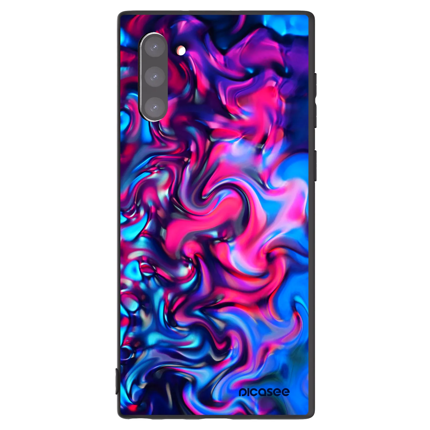 Picasee silikonový černý obal pro Samsung Galaxy Note 10 N970F - Redlight