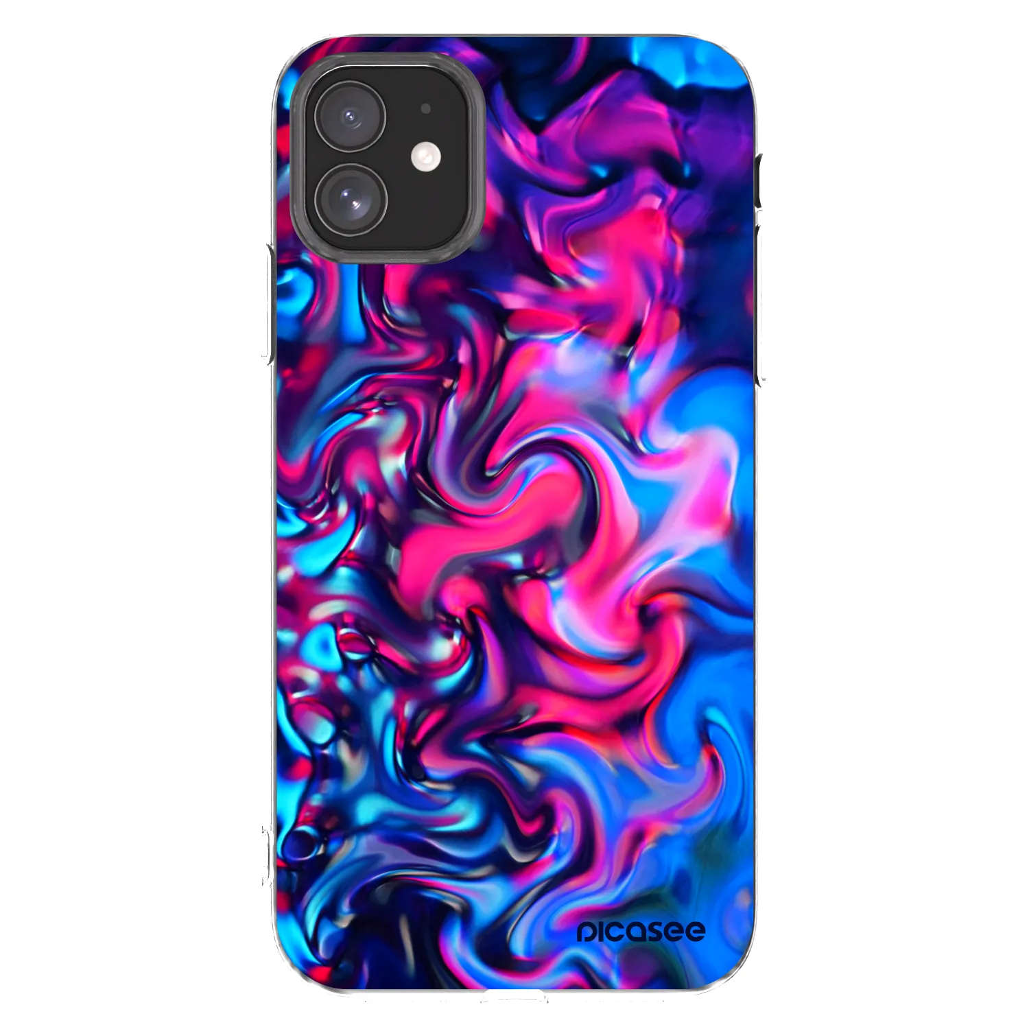 Picasee silikonový průhledný obal pro Apple iPhone 11 - Redlight