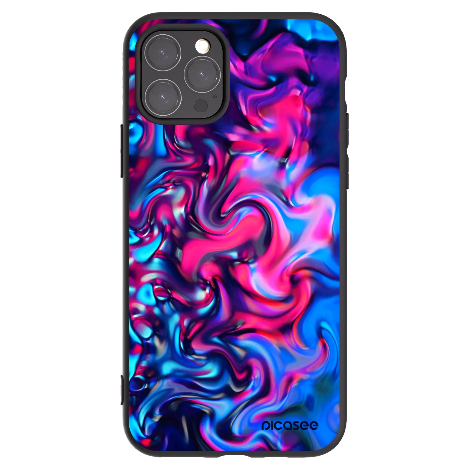 Picasee silikonový černý obal pro Apple iPhone 11 Pro - Redlight