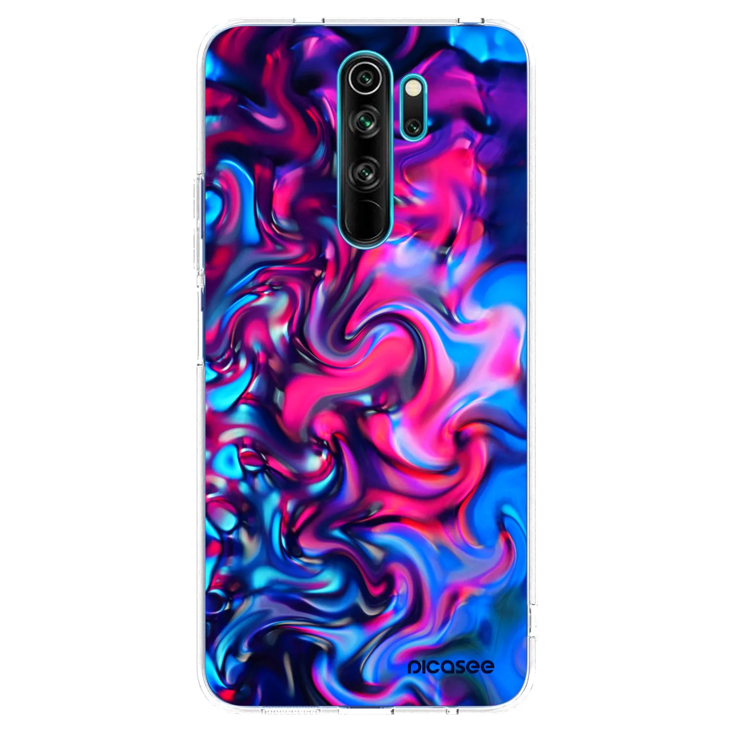 Picasee silikonový průhledný obal pro Xiaomi Redmi Note 8 Pro - Redlight