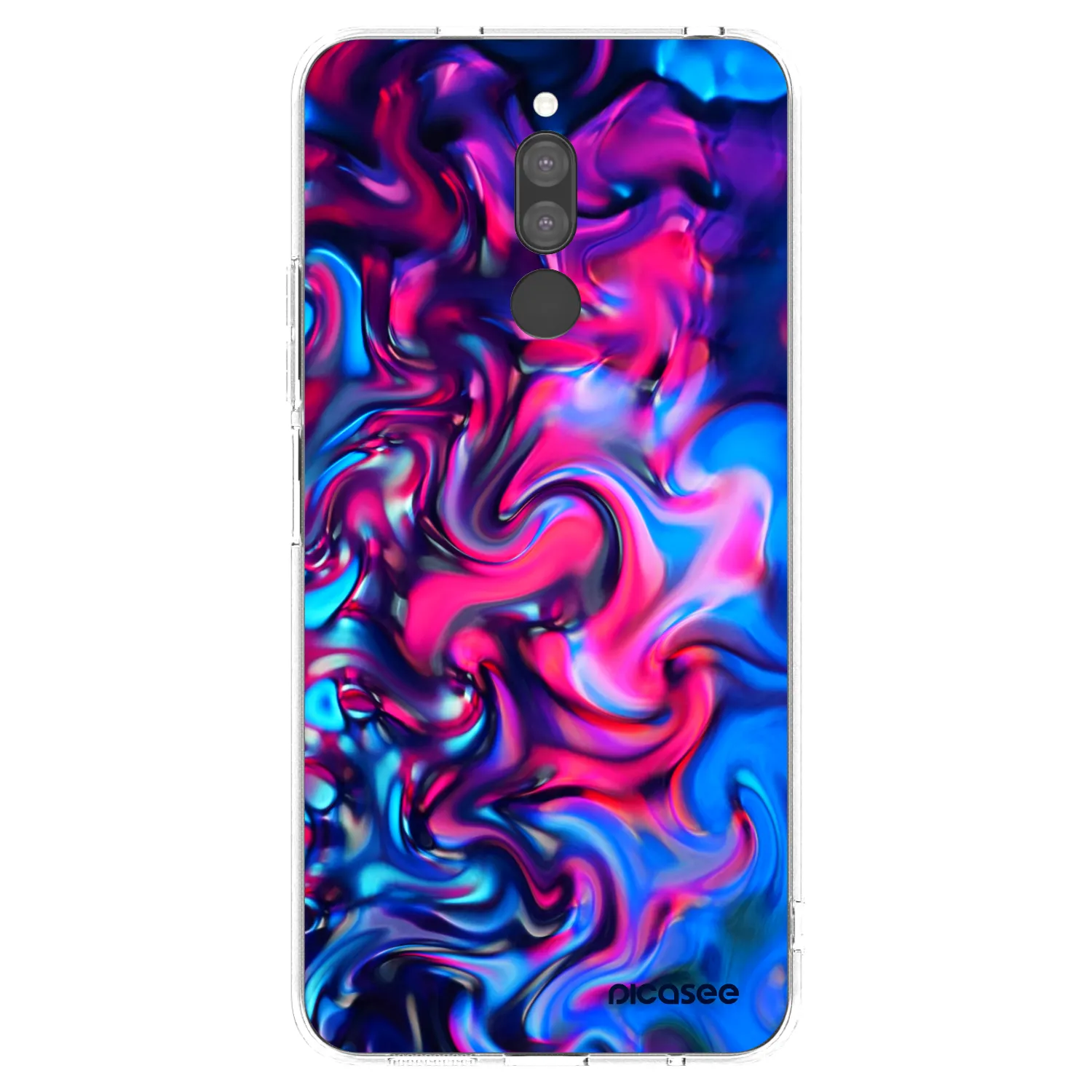 Picasee silikonový průhledný obal pro Xiaomi Redmi 8 - Redlight